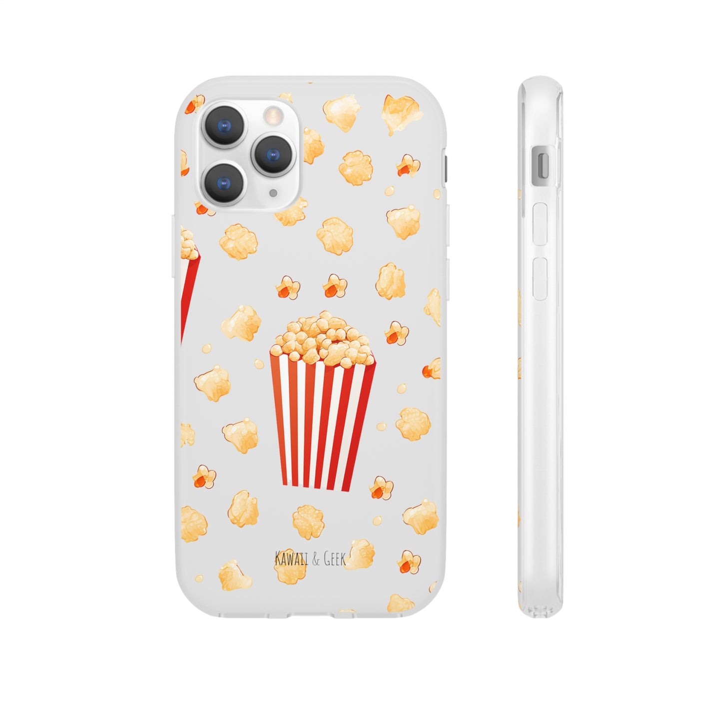 Popcorn Transparent Flexi Phone Case