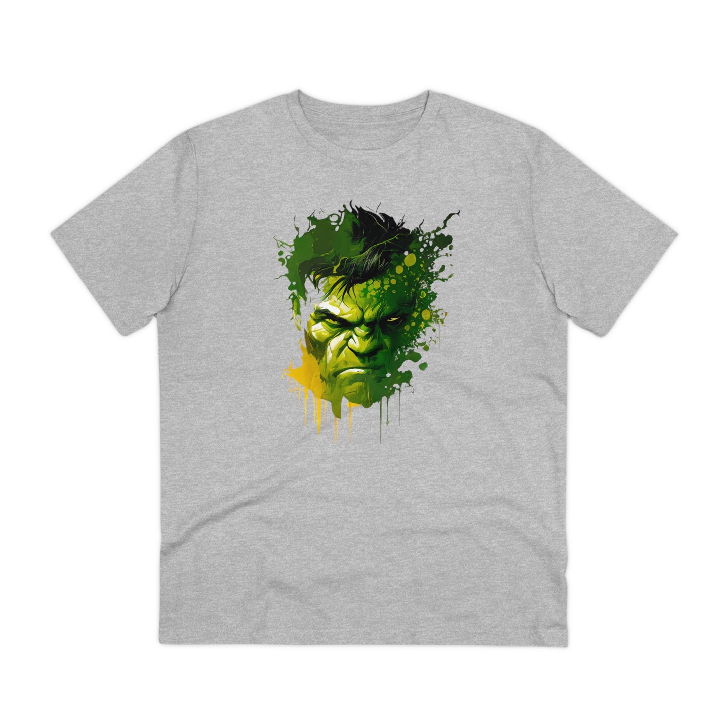 Hulk in Watercolor Style Organic Unisex T-Shirt - Add Some Sustainable and Stylish Flair to Your Wardrobe