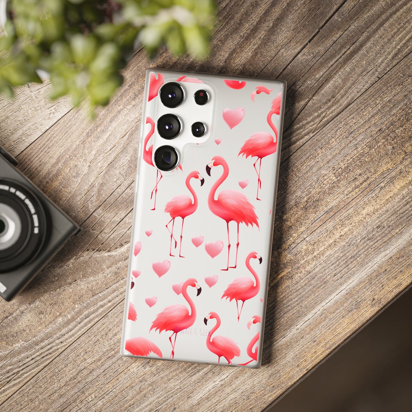 Pink Flamingo Elegance Flexi Phone case