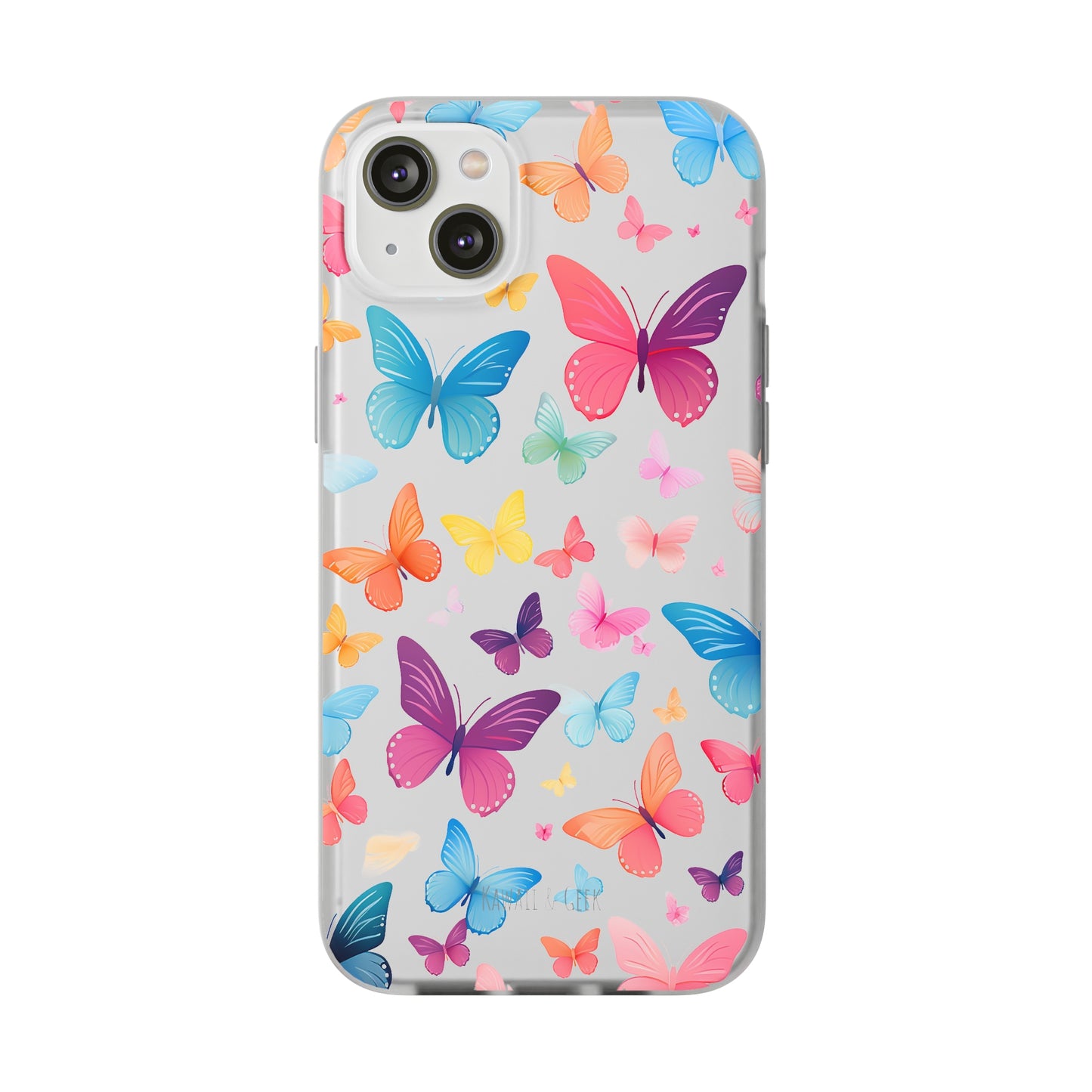 Charming Butterflies Flexi Transparent Phone Case