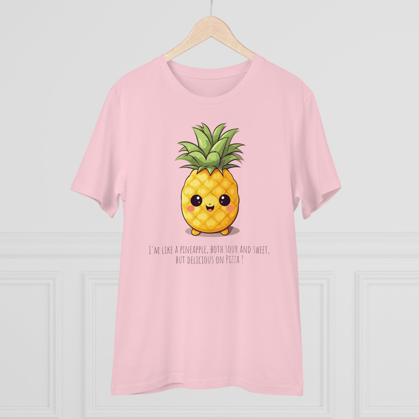 Eco-Friendly Pineapple T-Shirt with a Sweet & Sassy Slogan