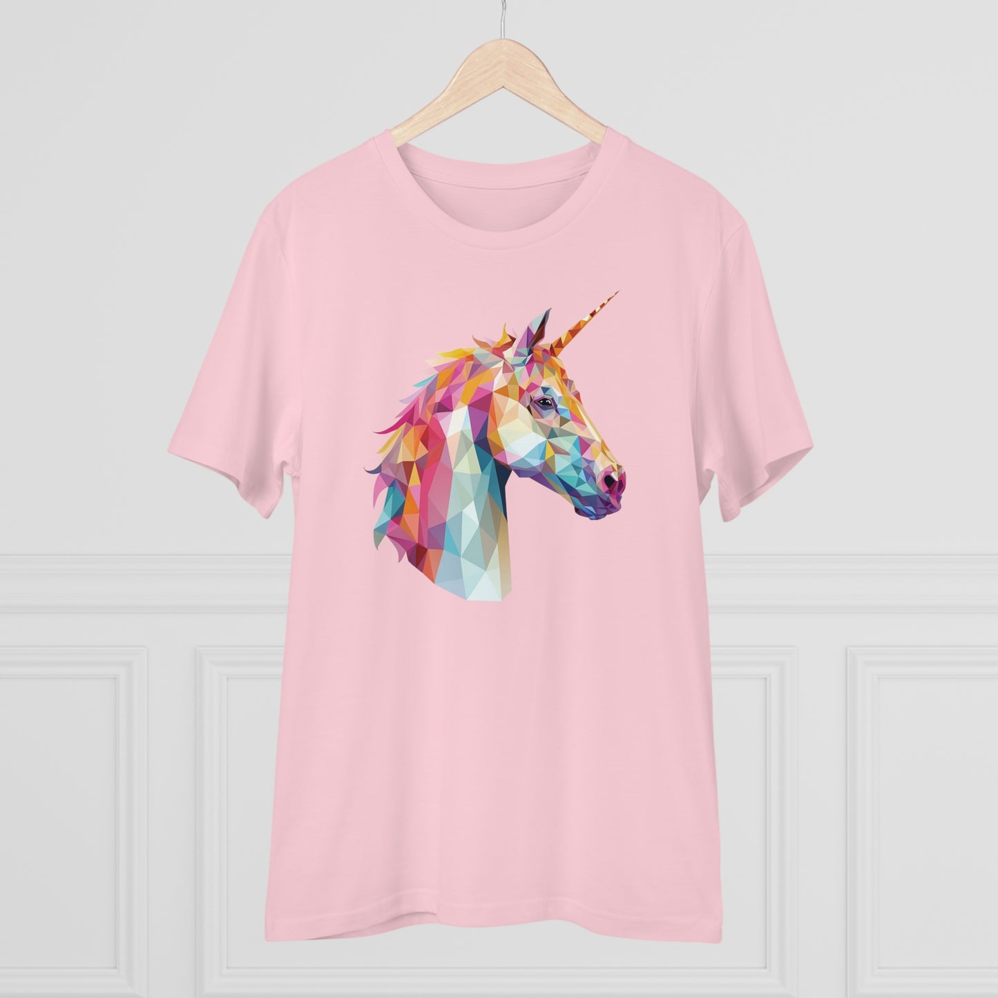 Unicorn Polygonal T-Shirt - Embrace Magical Elegance