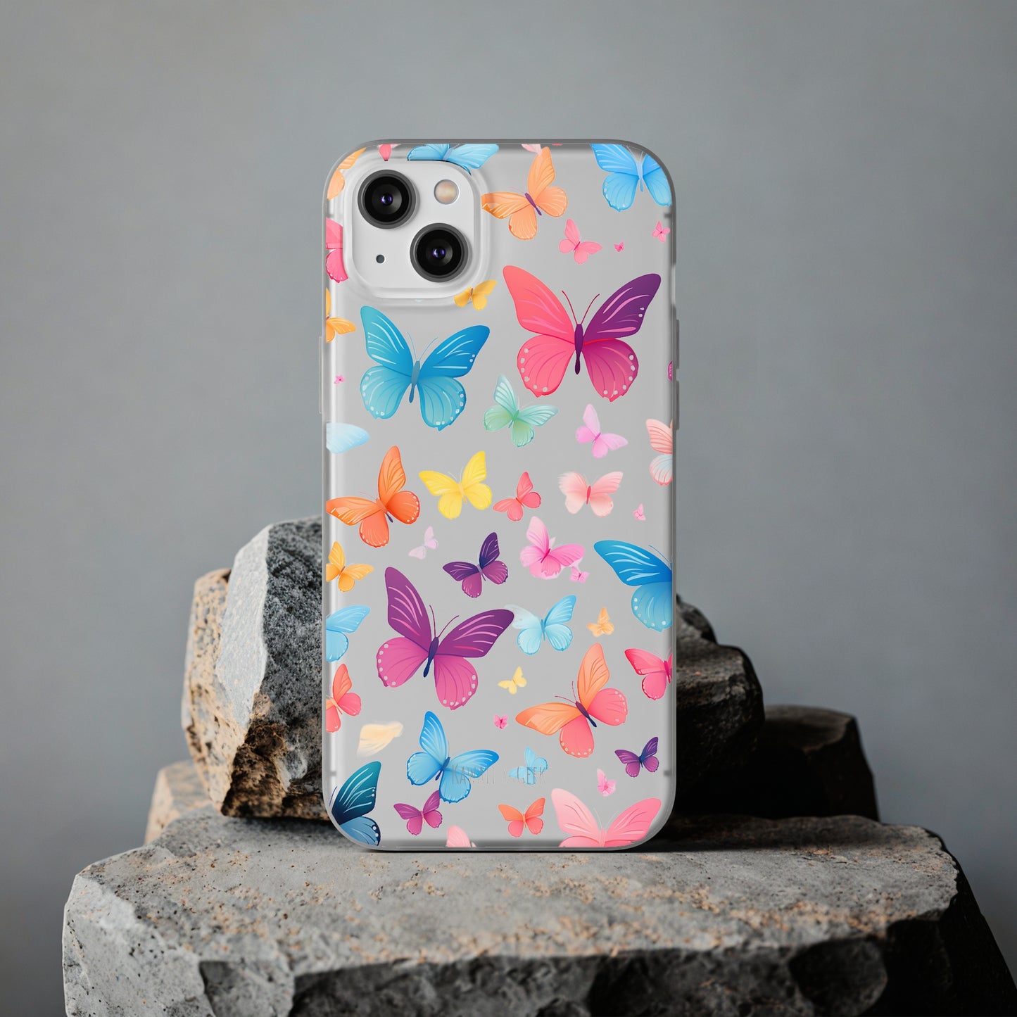 Charming Butterflies Flexi Transparent Phone Case