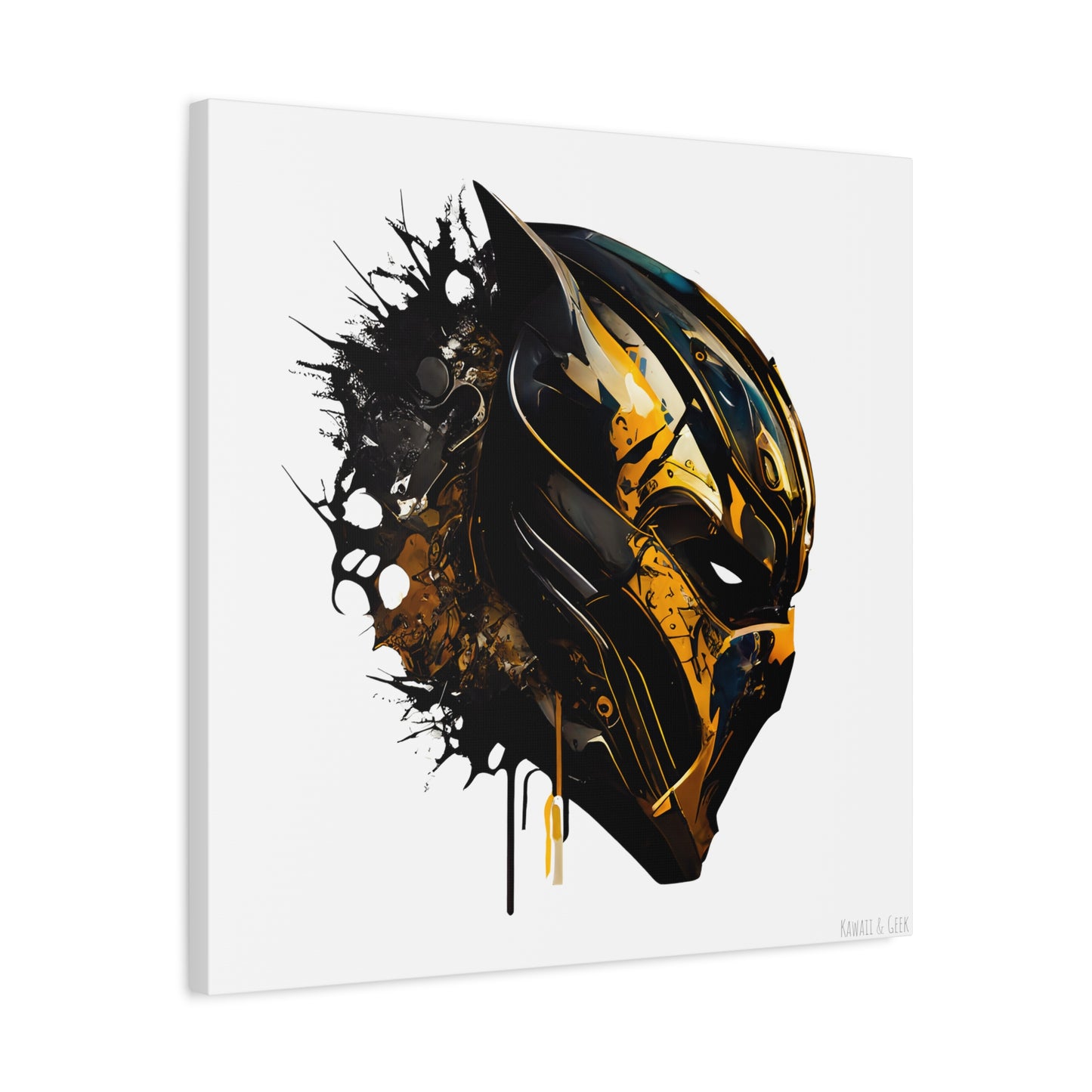 Black Panther Canva - Add Some Pop-Art and Watercolor Style to Your Wall Decor - Marvel Avengers