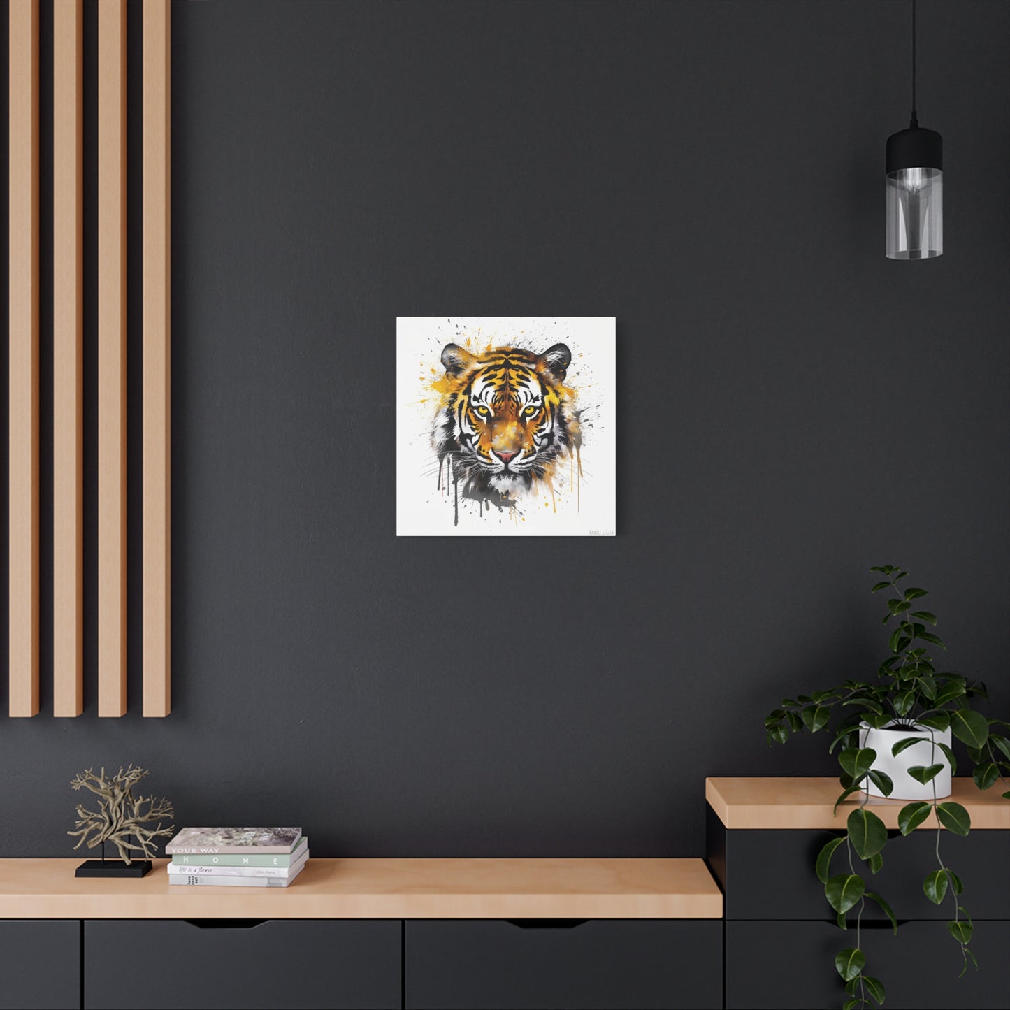 Fearless Tiger Canvas - Embrace the Majestic Power of Nature