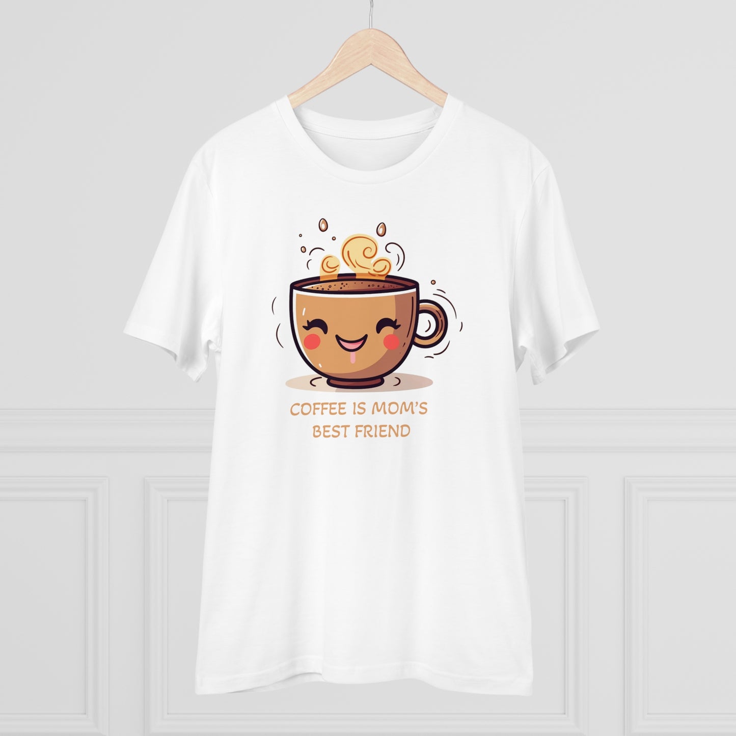 Coffee is Mom's Best Friend - Unisex Eco-Friendly T-Shirt - Celebrate Mother's day in Style and Sustainability