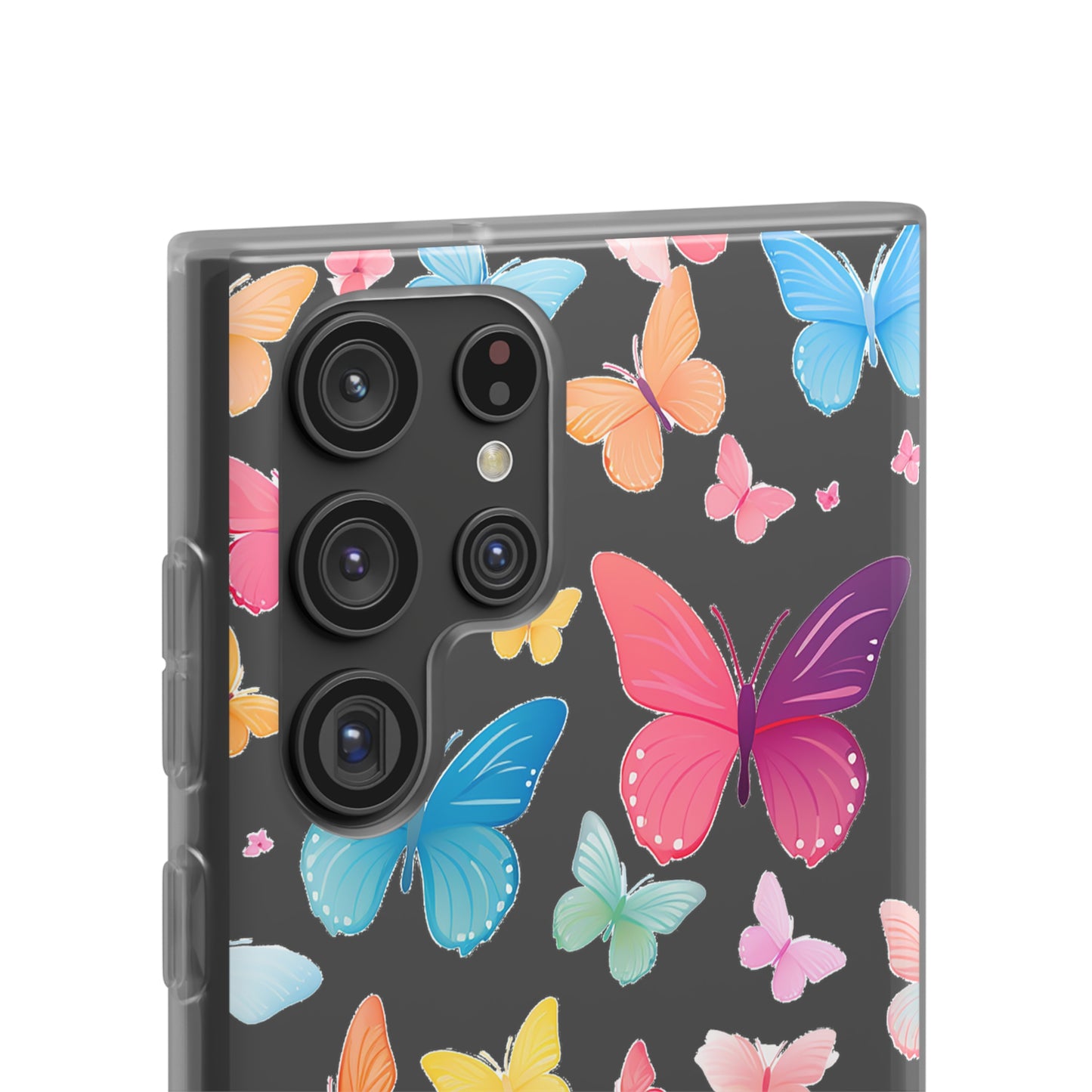 Charming Butterflies Flexi Transparent Phone Case