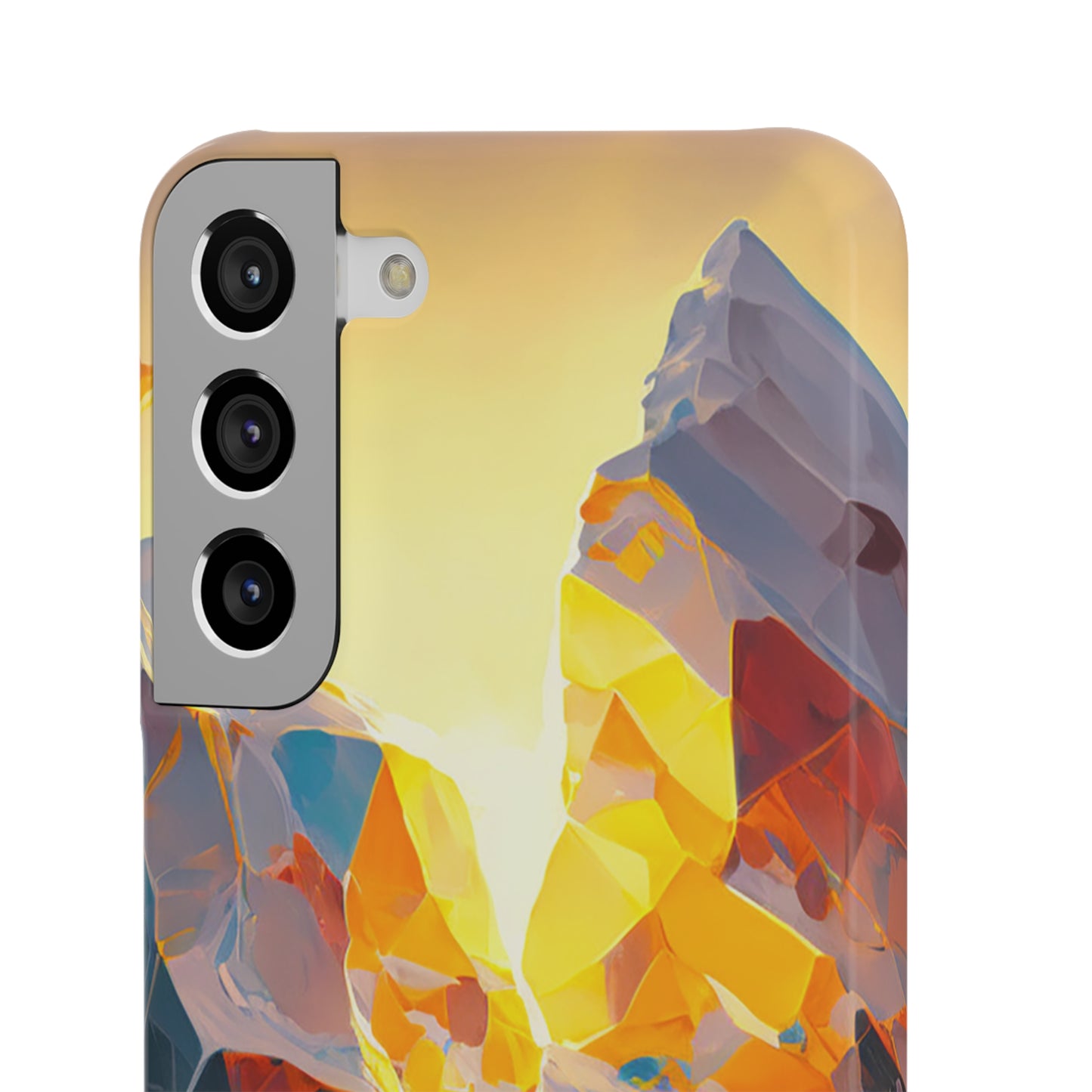 Arctic Landscape and Iceberg at Sunset Phone Case - Capture the Serenity of Nature on Your Device