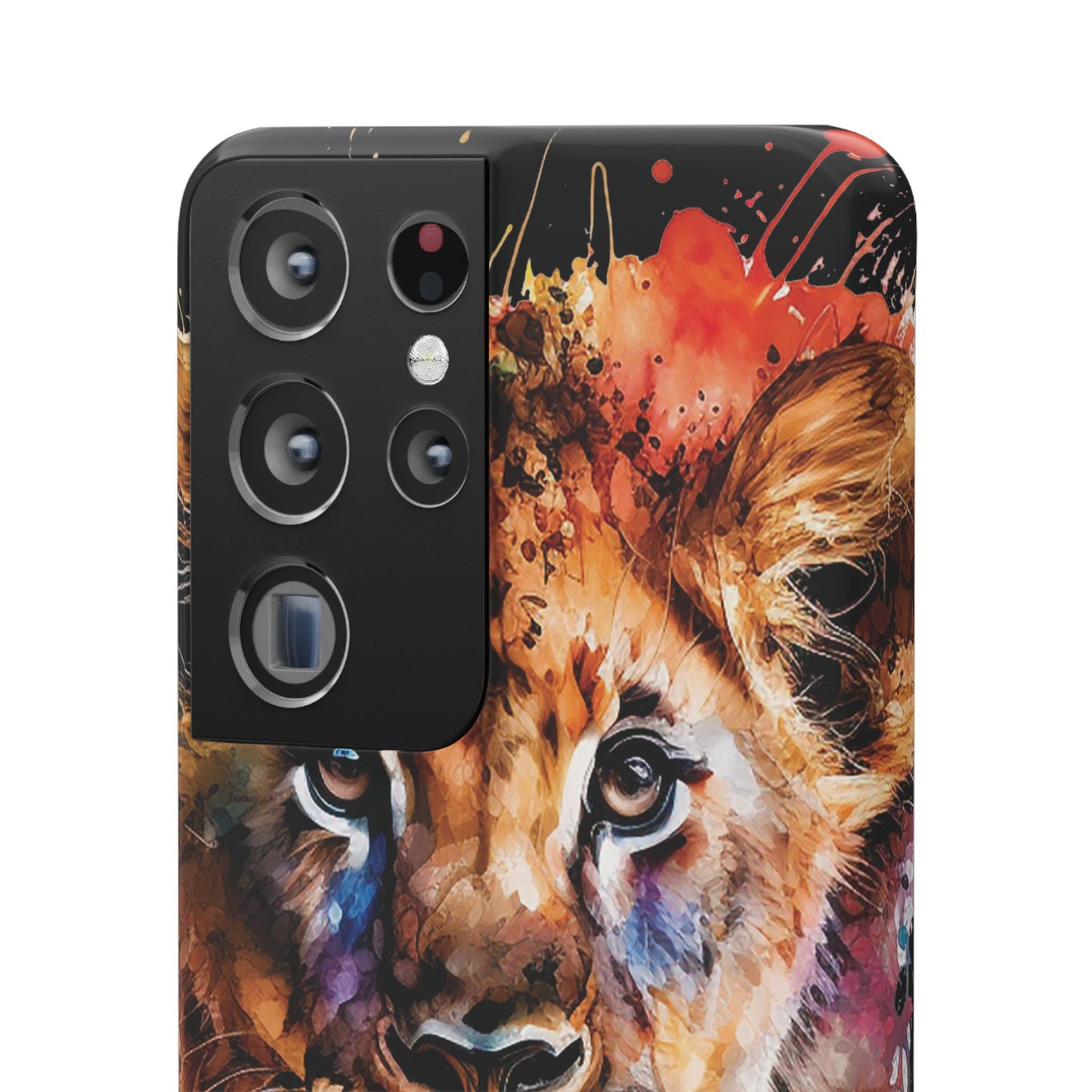 Phone Case Watercolor Lion Cub