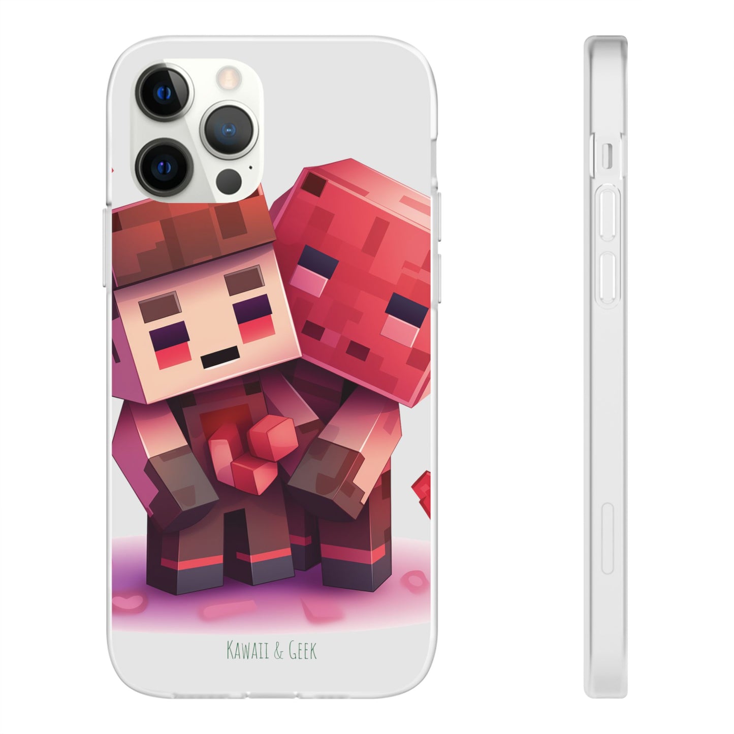 Phone Case - Lovers Minecraft Inspired Design