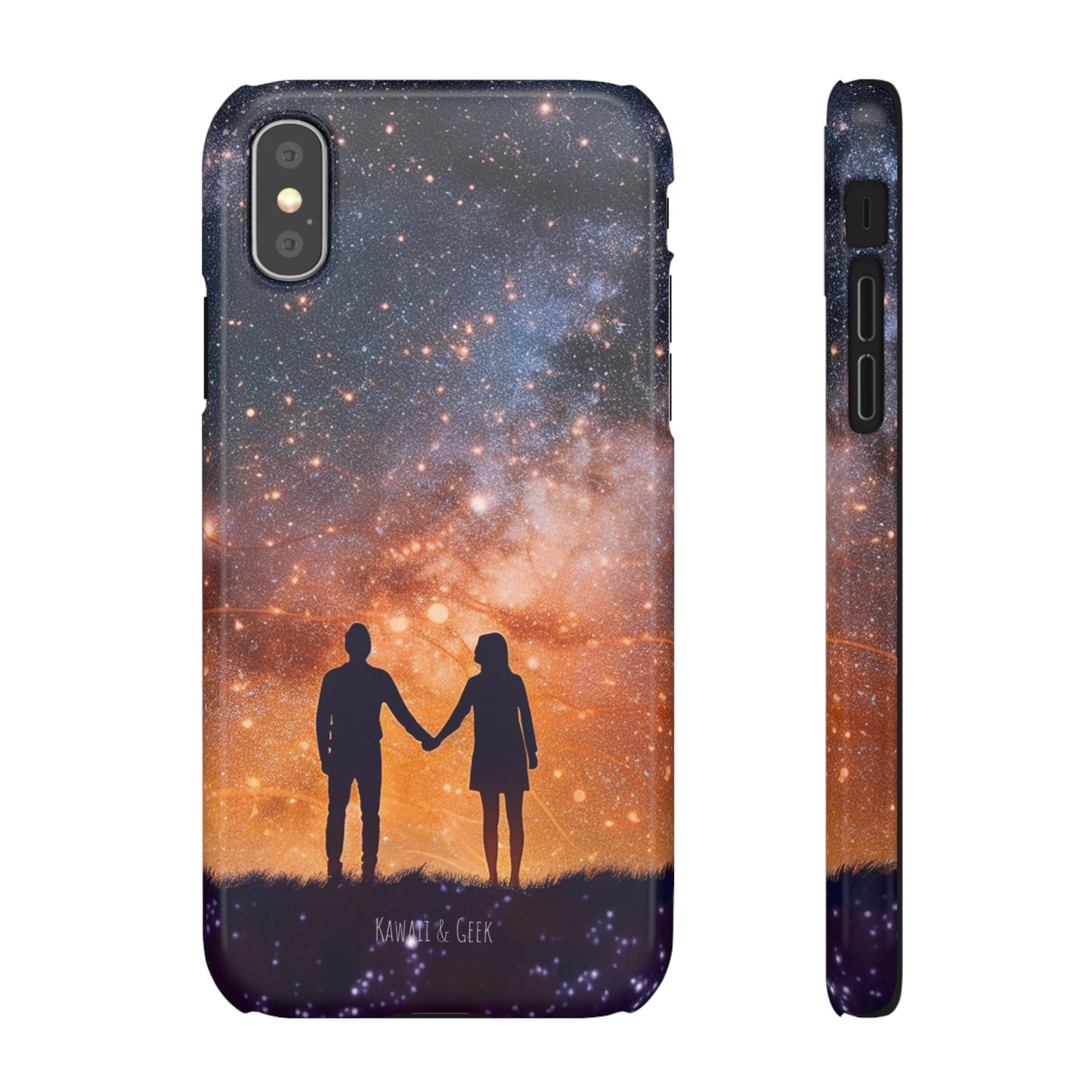 Starry Night Lovers Phone Case - Embrace the Beauty of the Night Sky