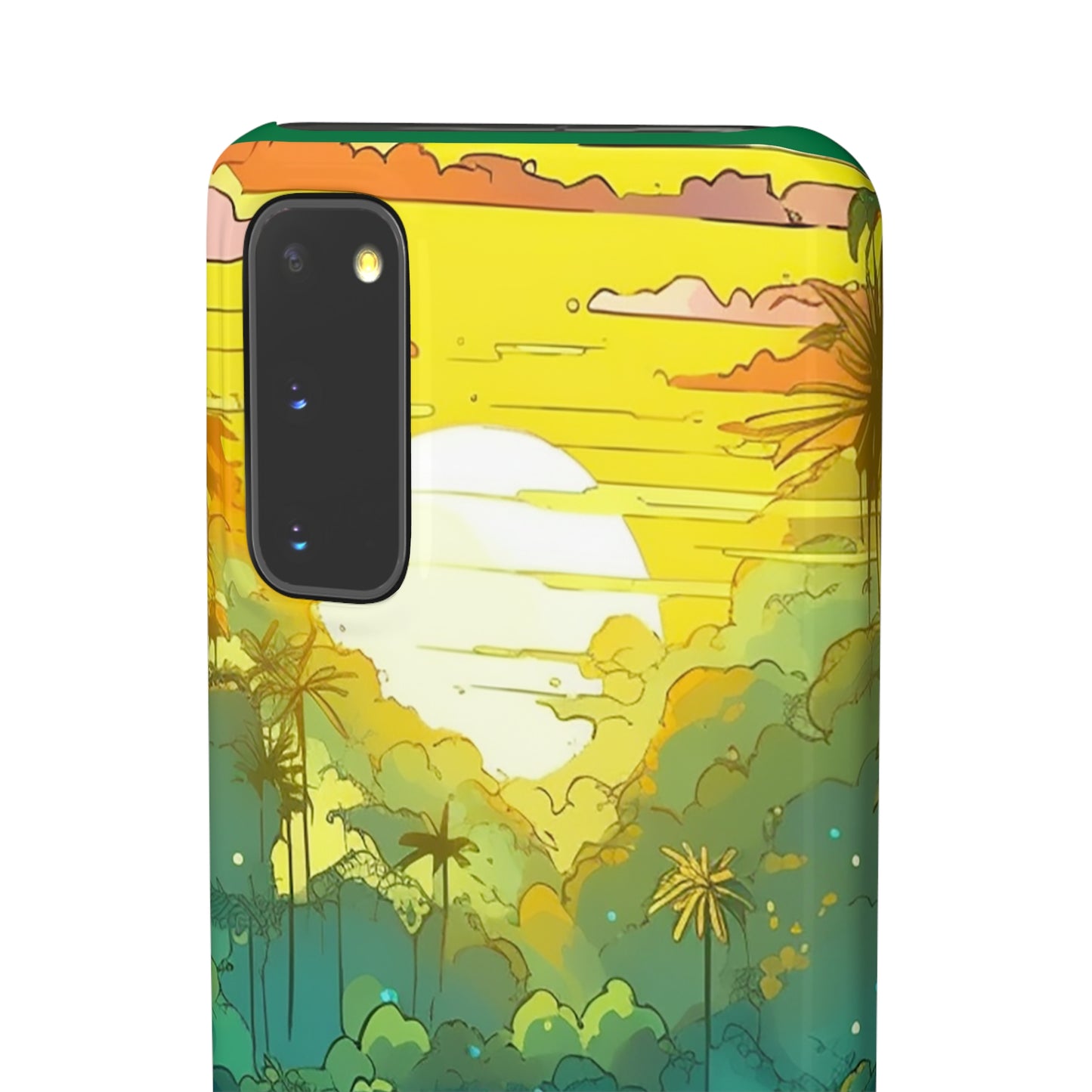 Rainforest at Sunset Phone Case - Capture the Serenity of Nature on Your Device