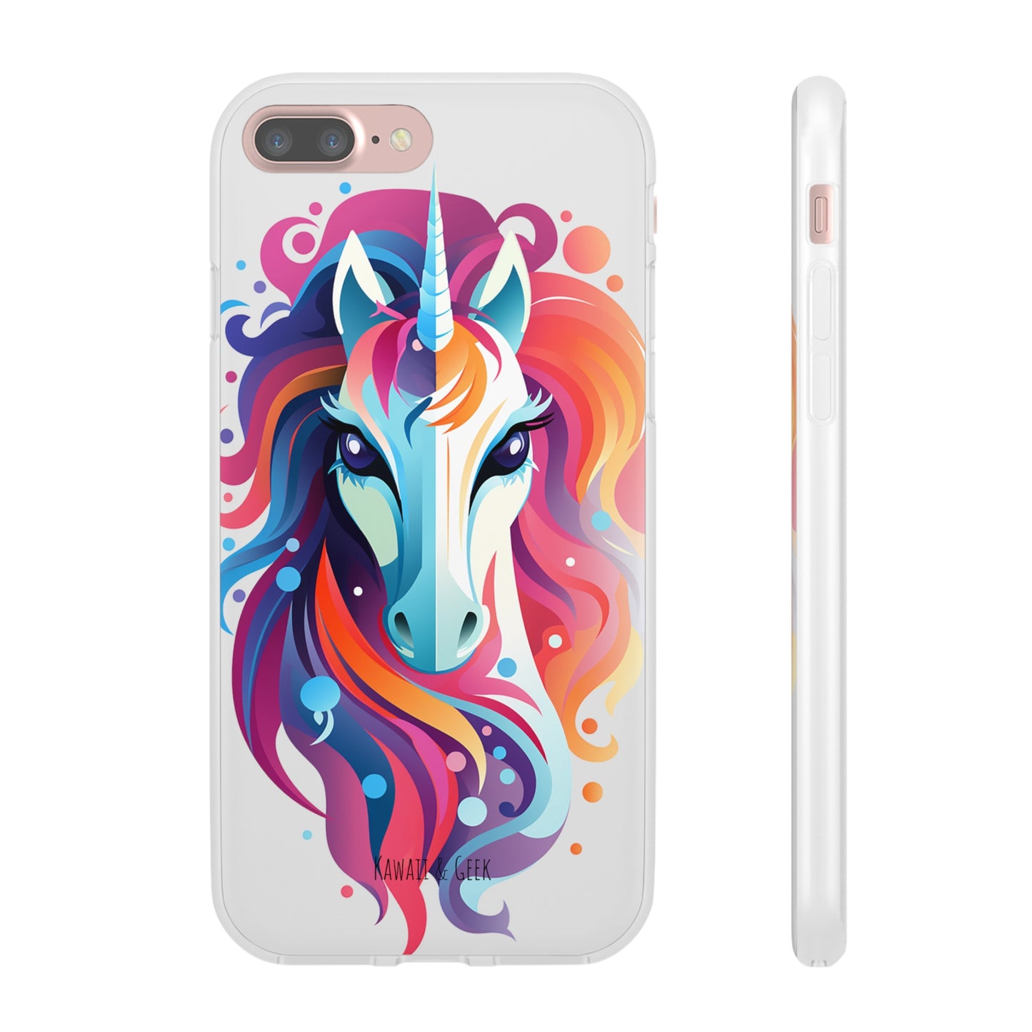 Ink Unicorn Flexi Transparent Phone Case