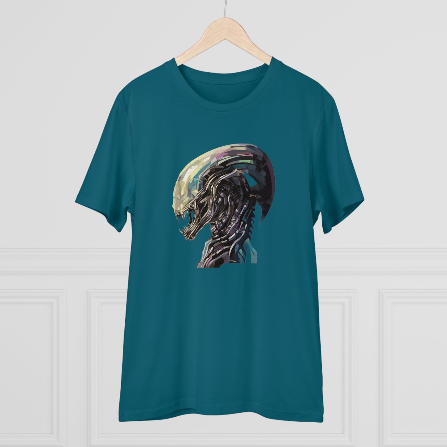 Alien Xenomorph PolygonalT-Shirt - Embrace Otherworldly Fashion