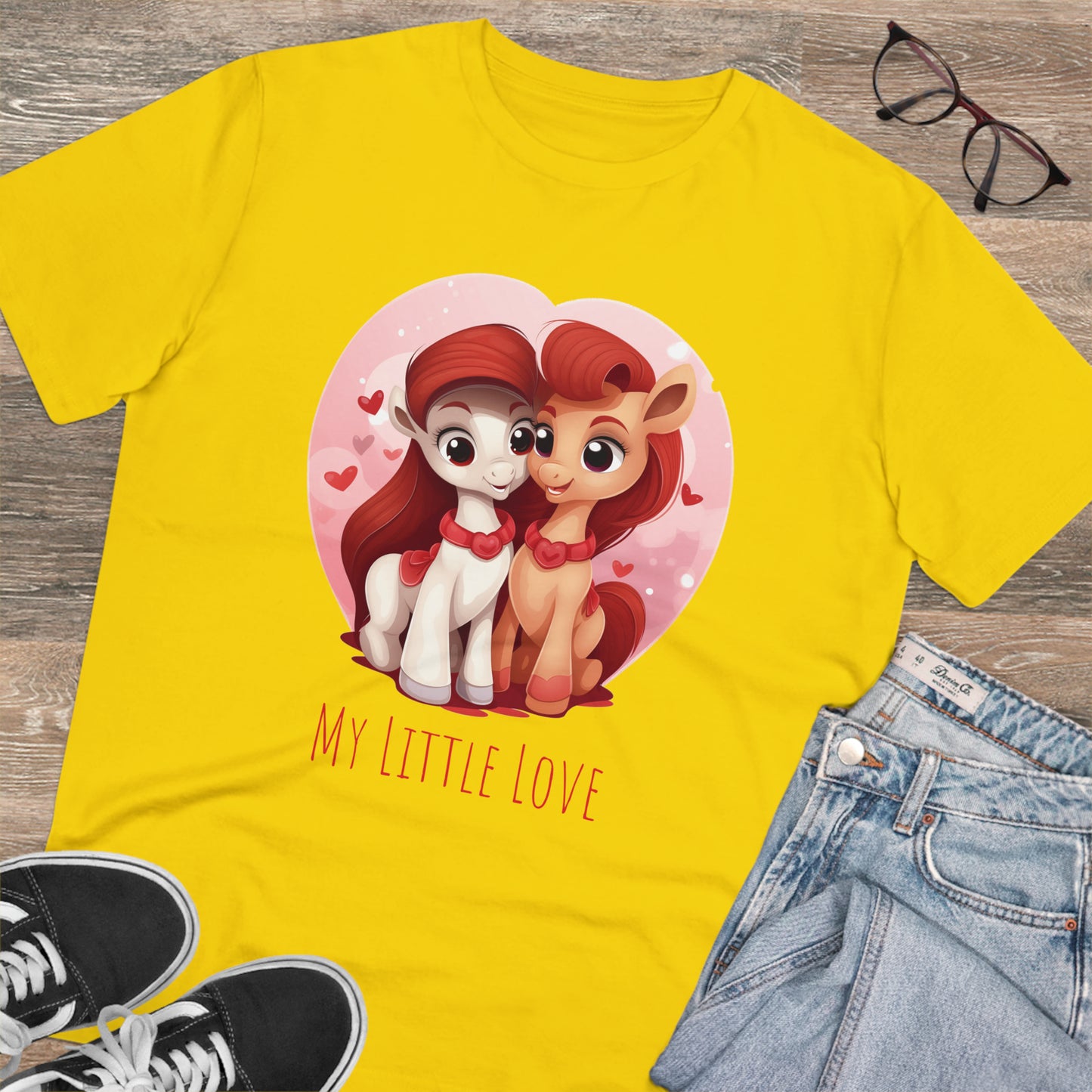 Eco-Friendly My Little Pony-Style Couple T-shirt - Valentine's Special