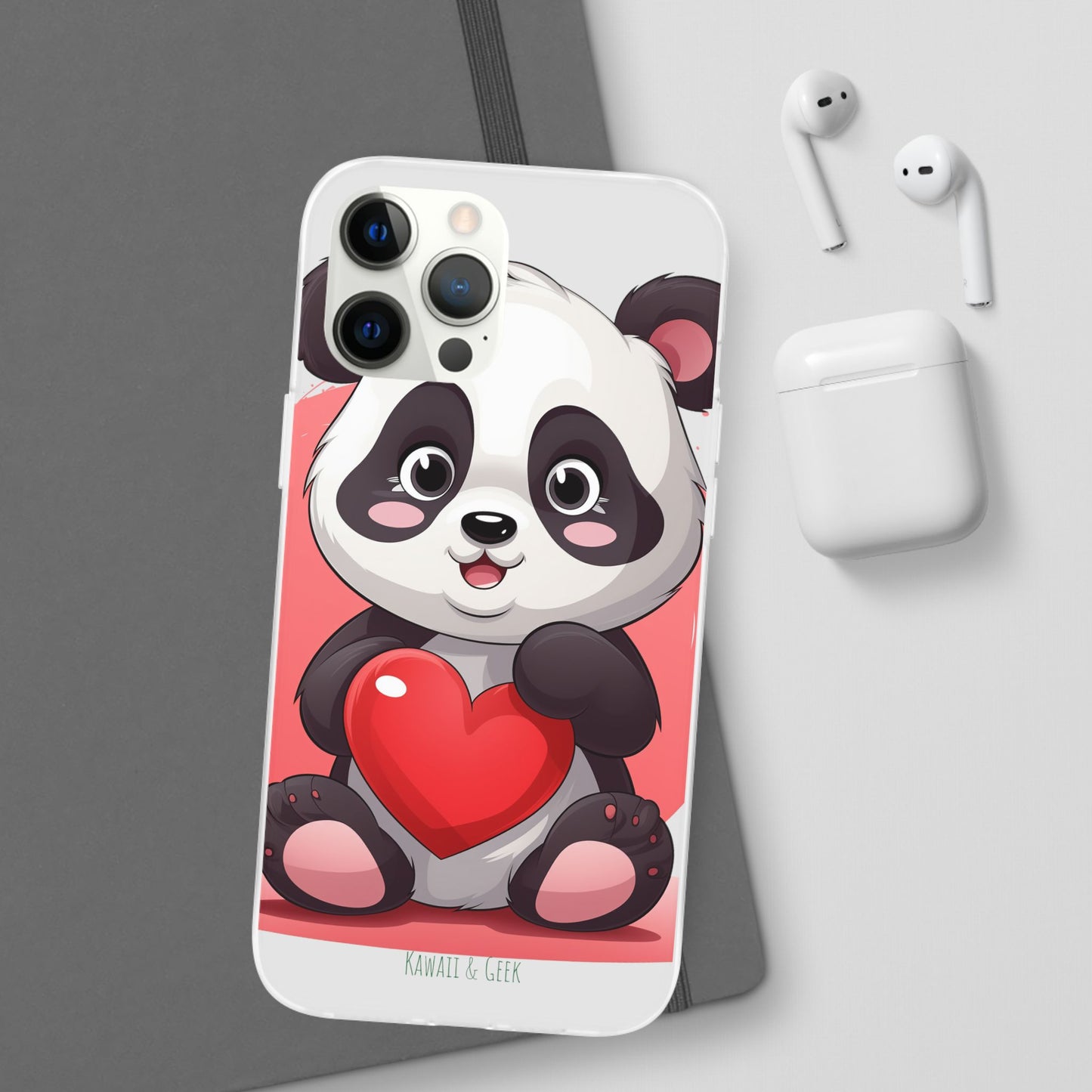 Heart Panda Flexi Case