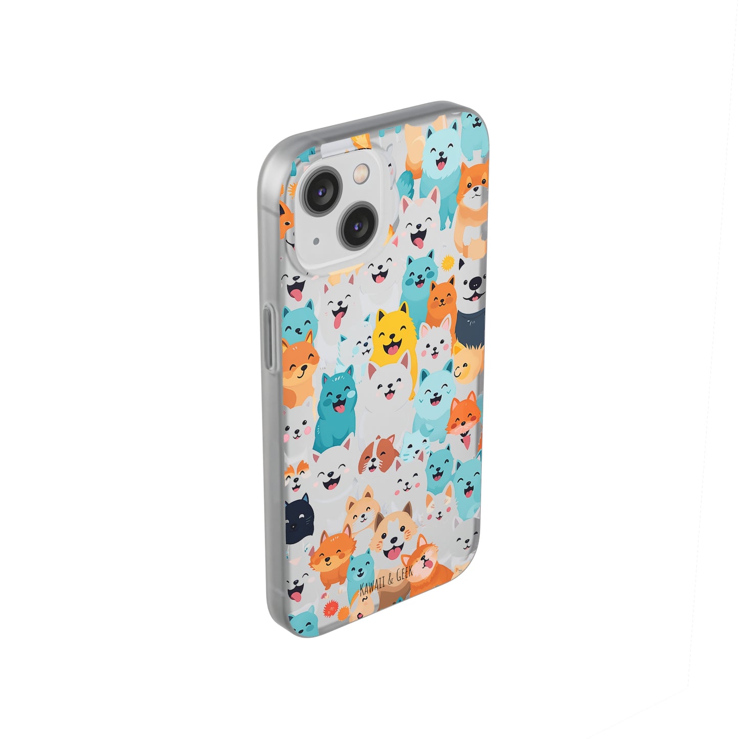 Cute Dogs Band Flexi Phone Case