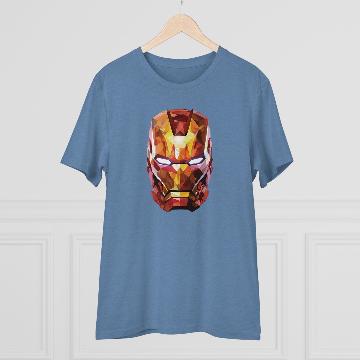 Iron Man Polygonal T-Shirt - Unleash Superhero Style