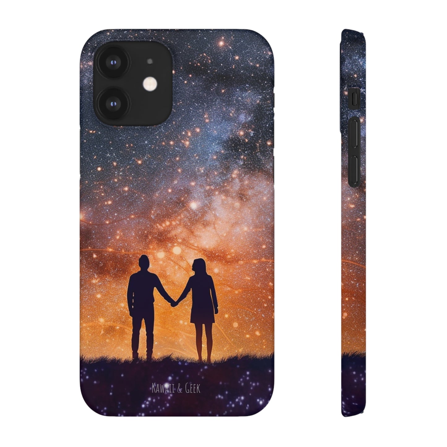 Starry Night Lovers Phone Case - Embrace the Beauty of the Night Sky