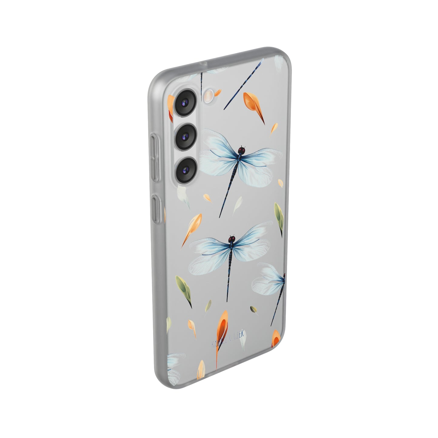 Dragonfly Dreams: Transparent Flexi Phone Case