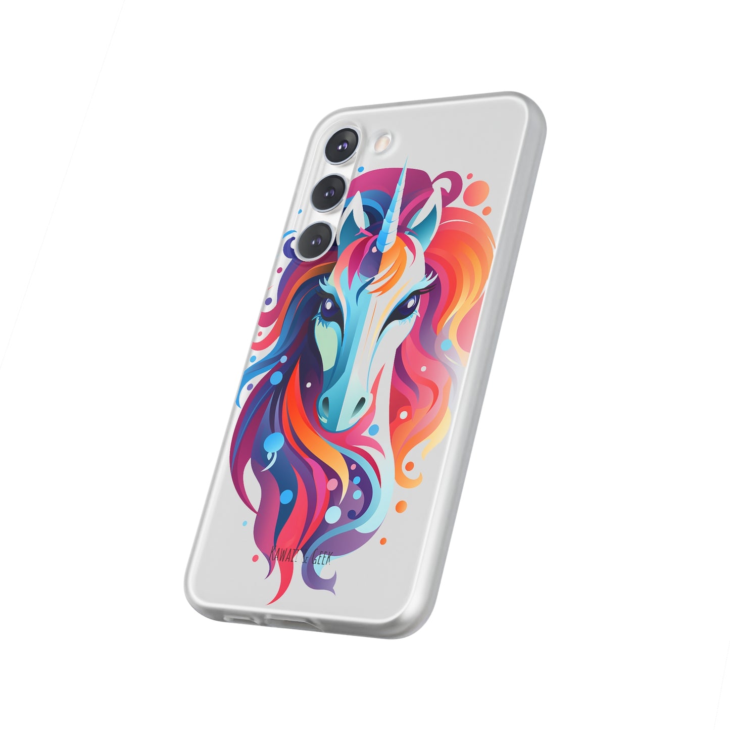 Ink Unicorn Flexi Transparent Phone Case