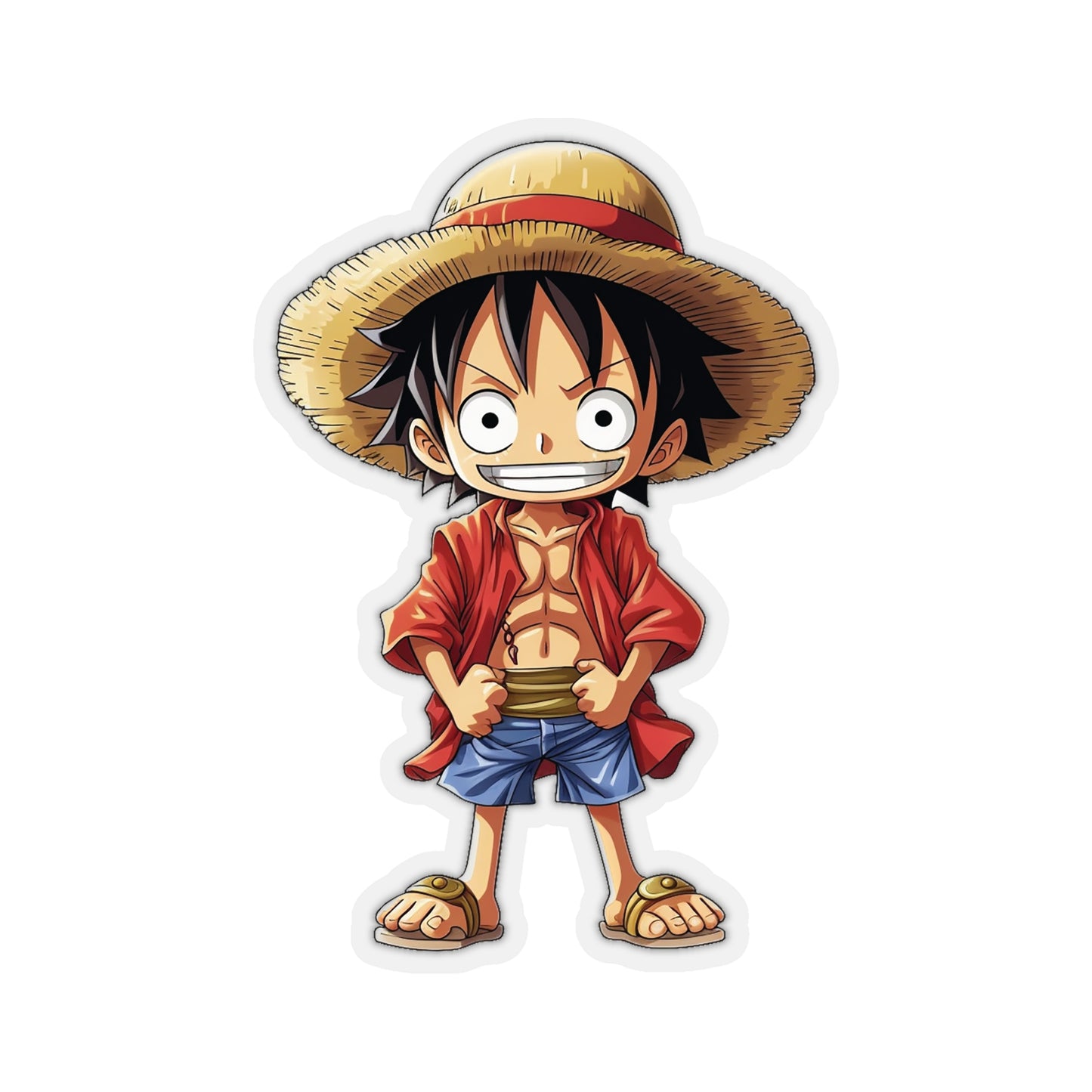 Monkey D. Luffy Sticker - Unleash the Adventure with One Piece Charm