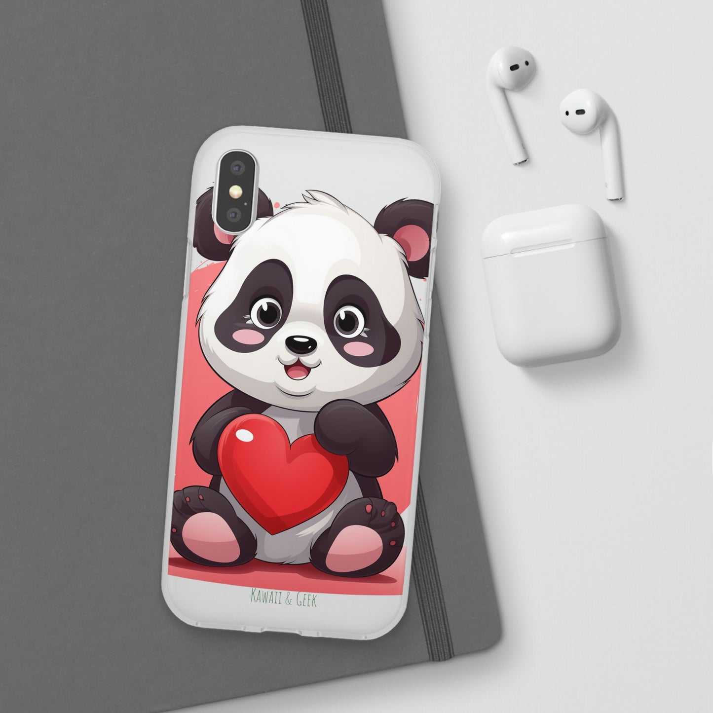 Heart Panda Flexi Case