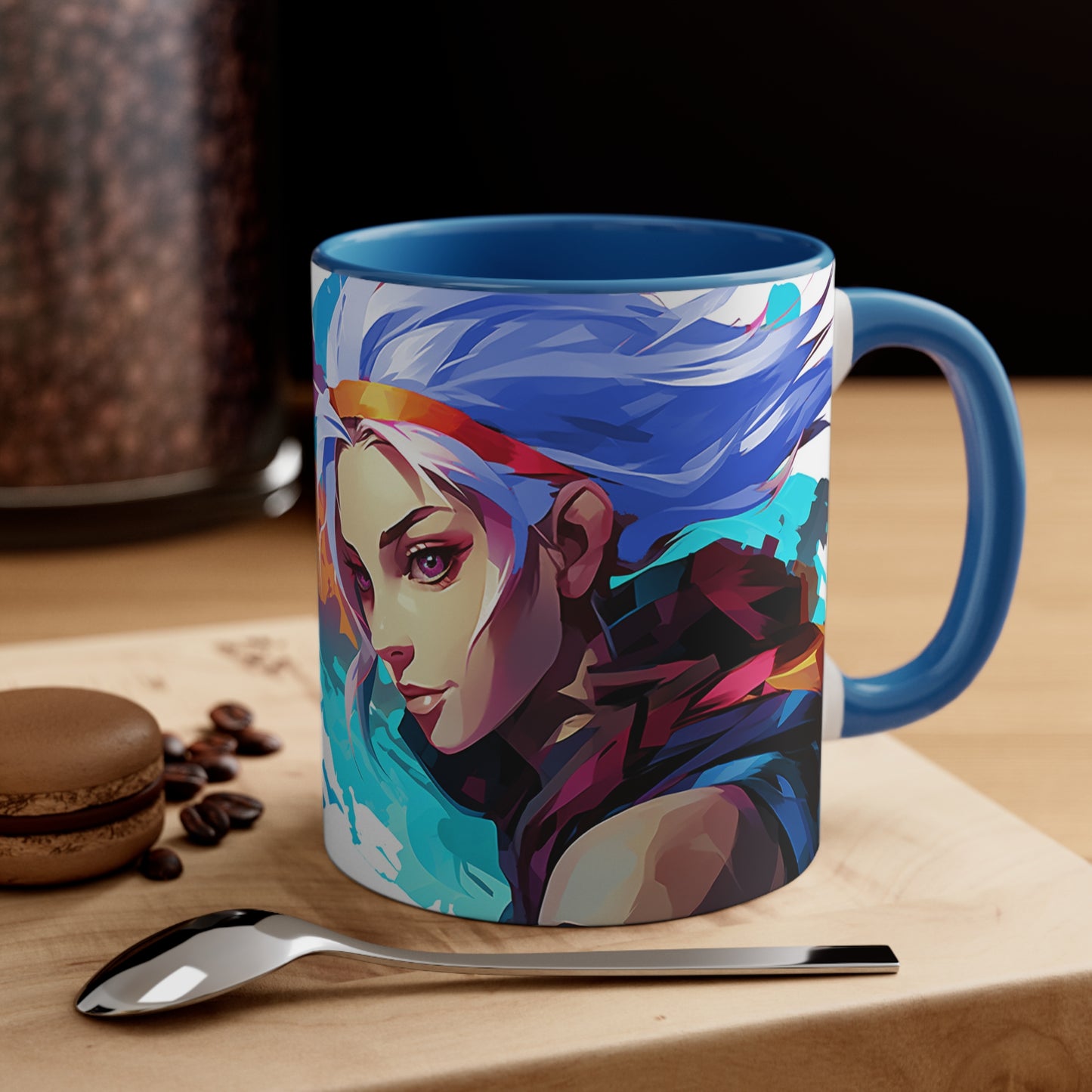 Jinx League of Legends / Arcane Mug - Embrace Chaos with 'Surprise! I'm back.'