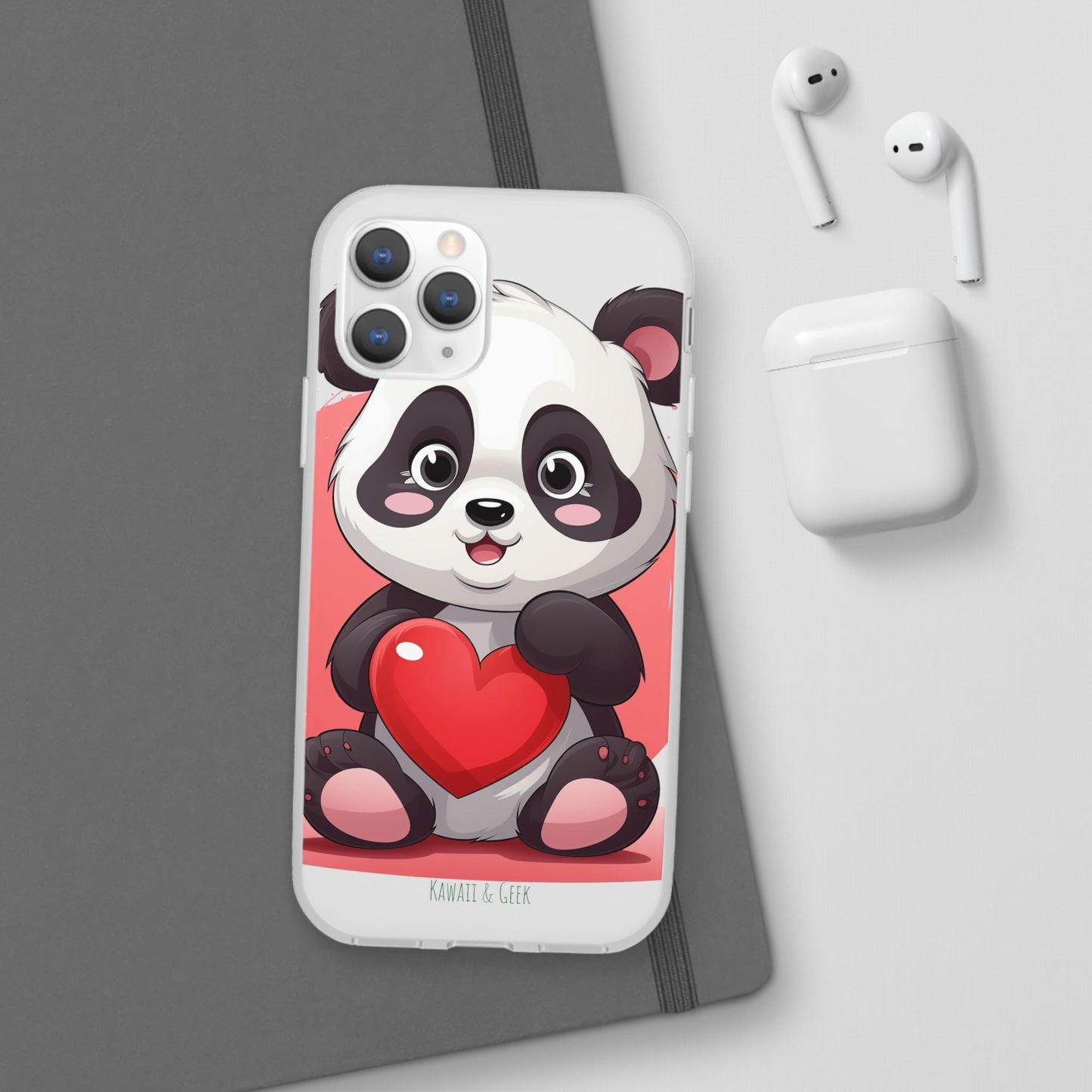 Heart Panda Flexi Case