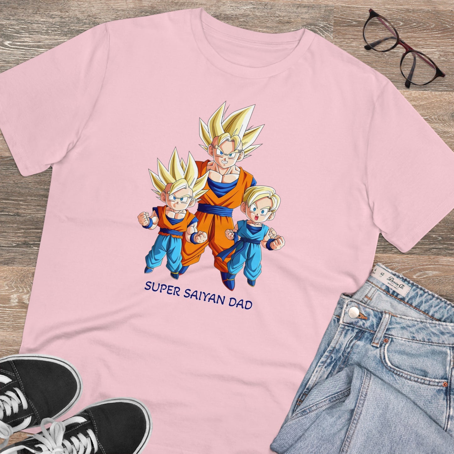 San Goku - Unisex Eco-Friendly T-Shirt - Celebrate Father's Day "Super Saiyan Dad"