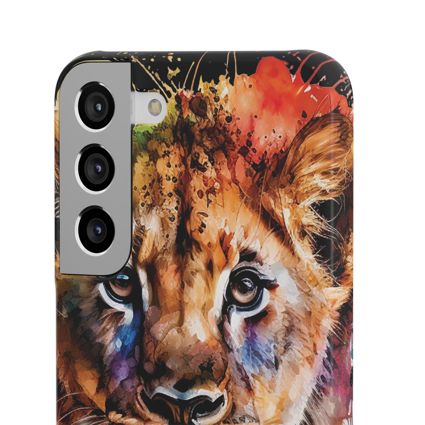 Phone Case Watercolor Lion Cub