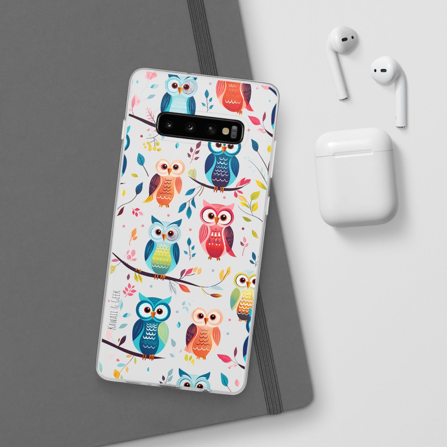 Whimsical Owl  Flexi and Transparent Phone Case