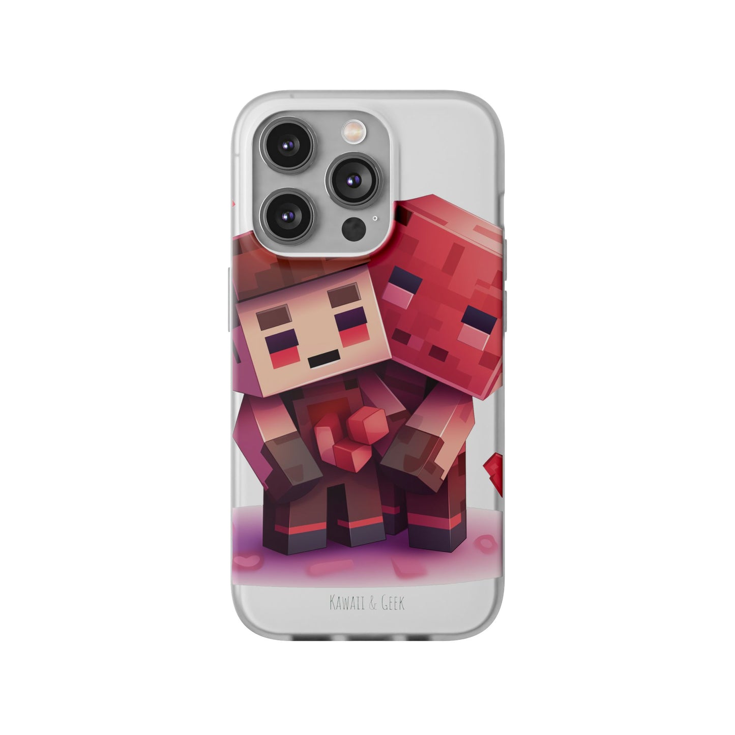 Phone Case - Lovers Minecraft Inspired Design