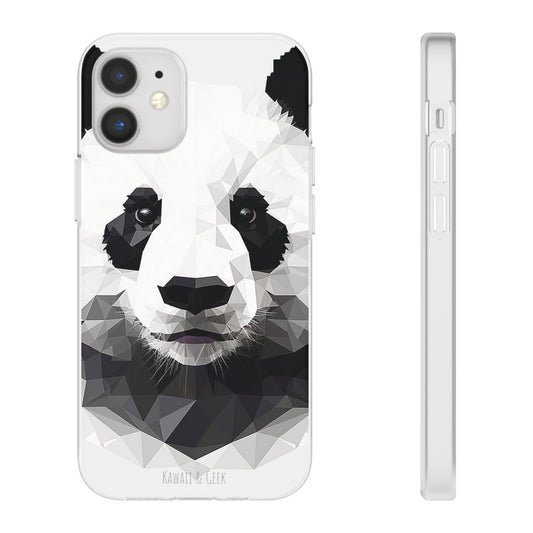 Cute Polygonal Panda Flexi phone Case - Protect Your Phone with Some Unique and Adorable Style