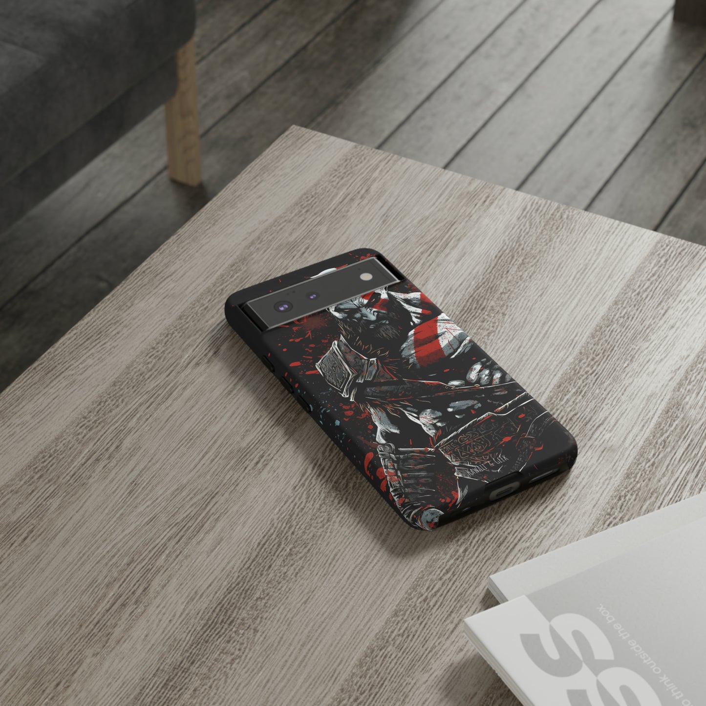 Kratos Tough Phone Case - Unleash the Power of the God of War in Style