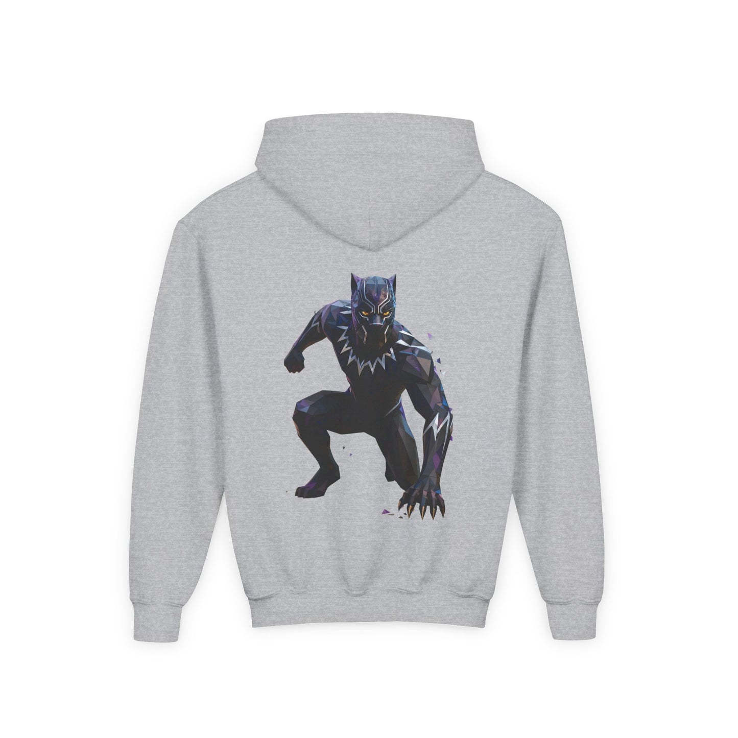 Black Panther Youth Hoodie, Kids Superhero Sweatshirt, Marvel Comic Gift, Stylish, Cozy Kids Clothing, Birthday Present