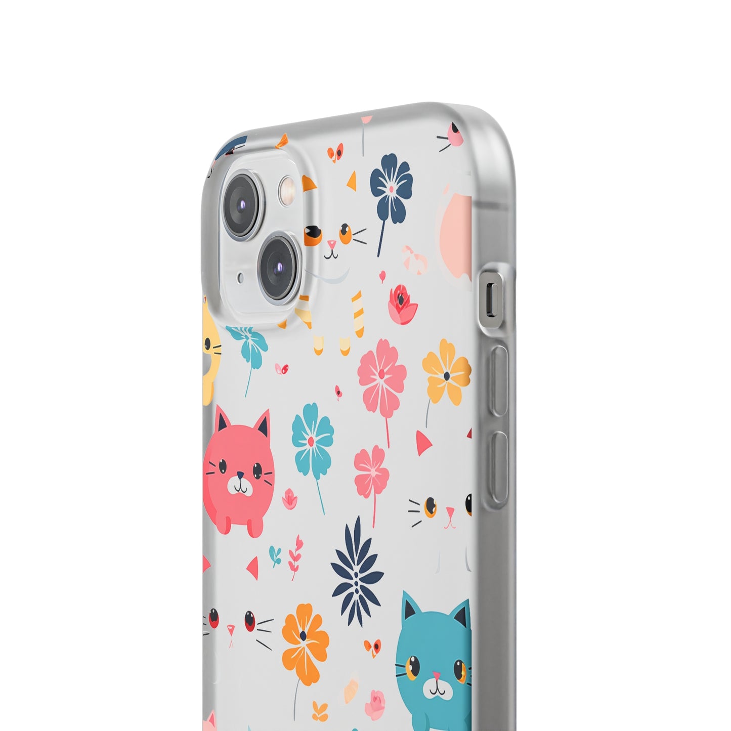 Playful Kittens: Flexi Transparent Phone Case