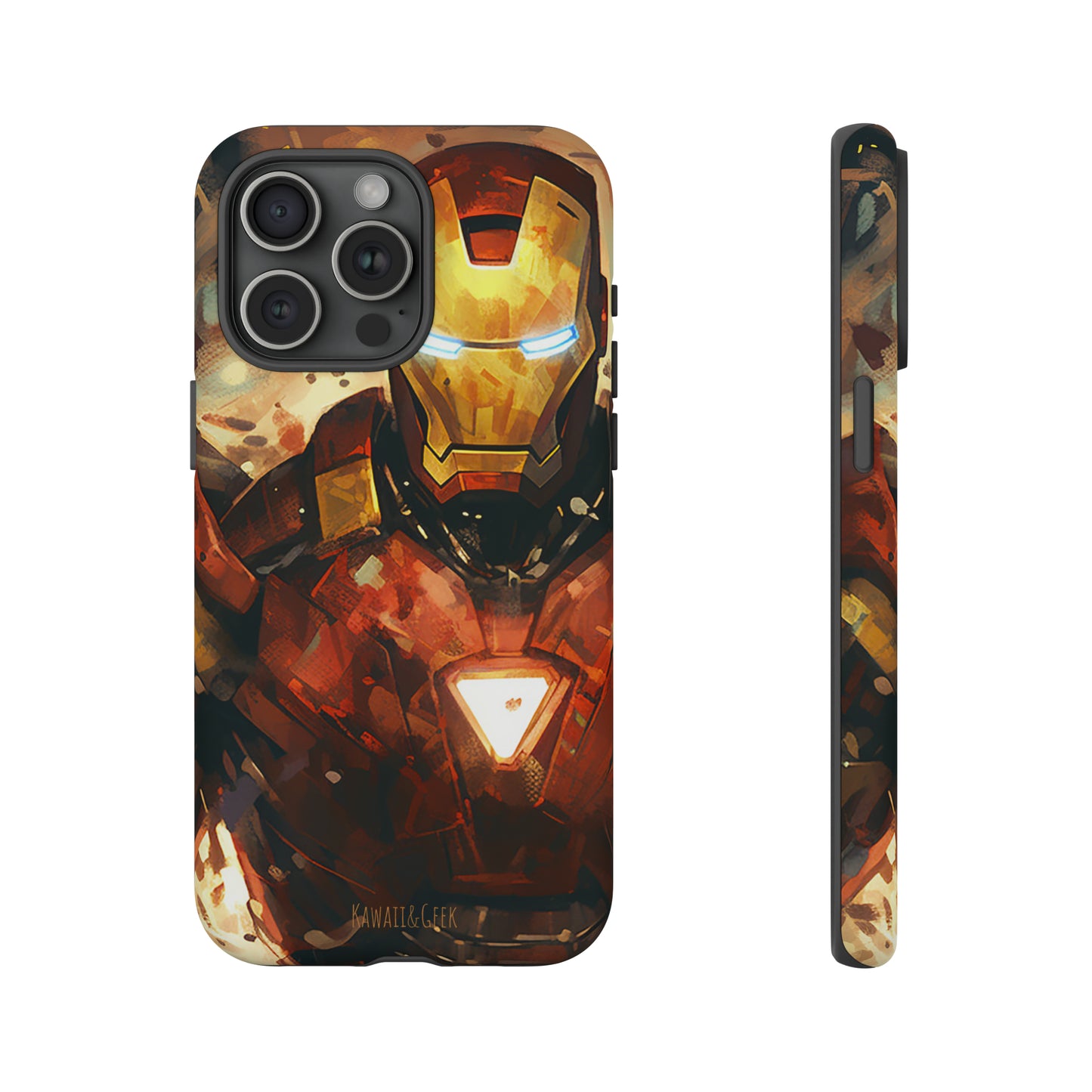 Iron Man Painting Tough Phone Case - Add Some Bold and Unique Style to Your Tech