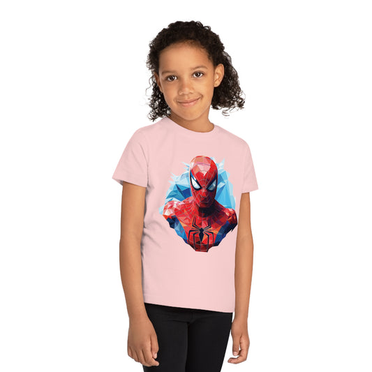 Spider-Man Polygonal Kids T-Shirt - Embrace Web-Slinging Adventure