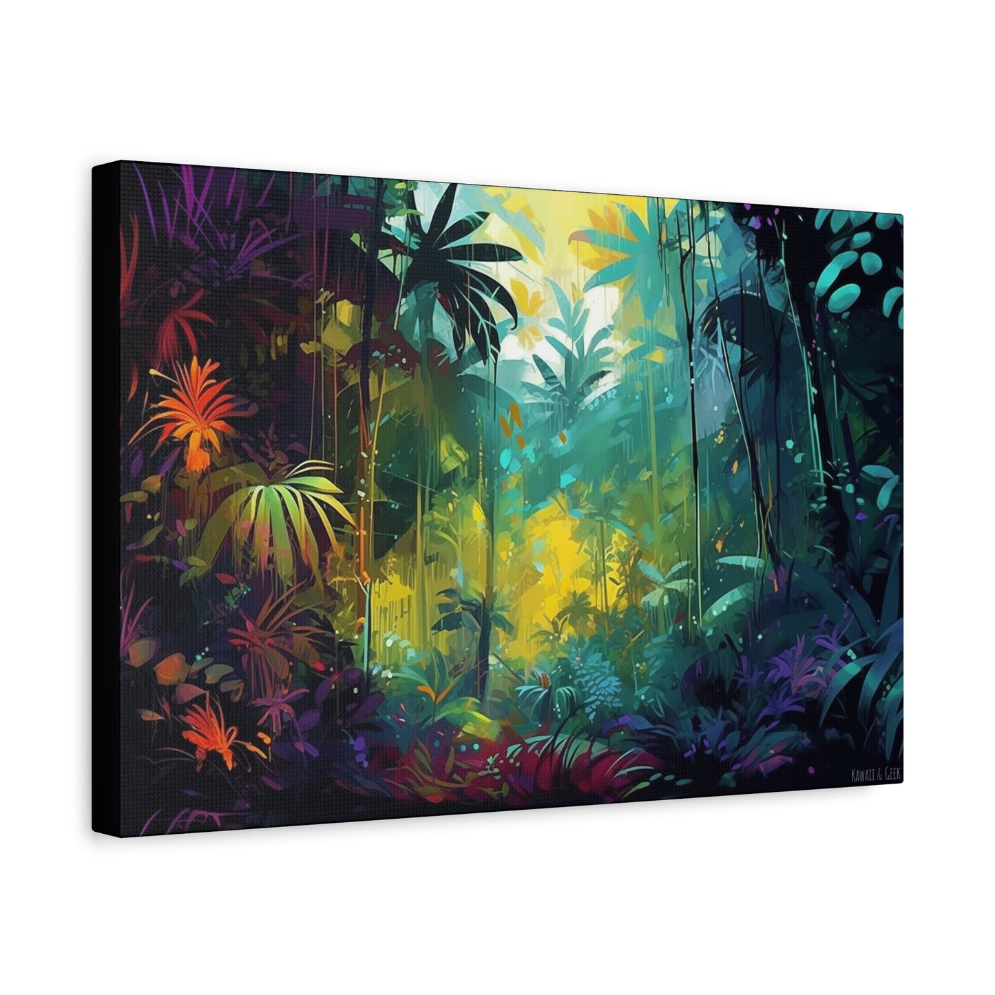 Magical Tropical Forest Canvas - Immerse Yourself in Nature's Enchanting Beauty