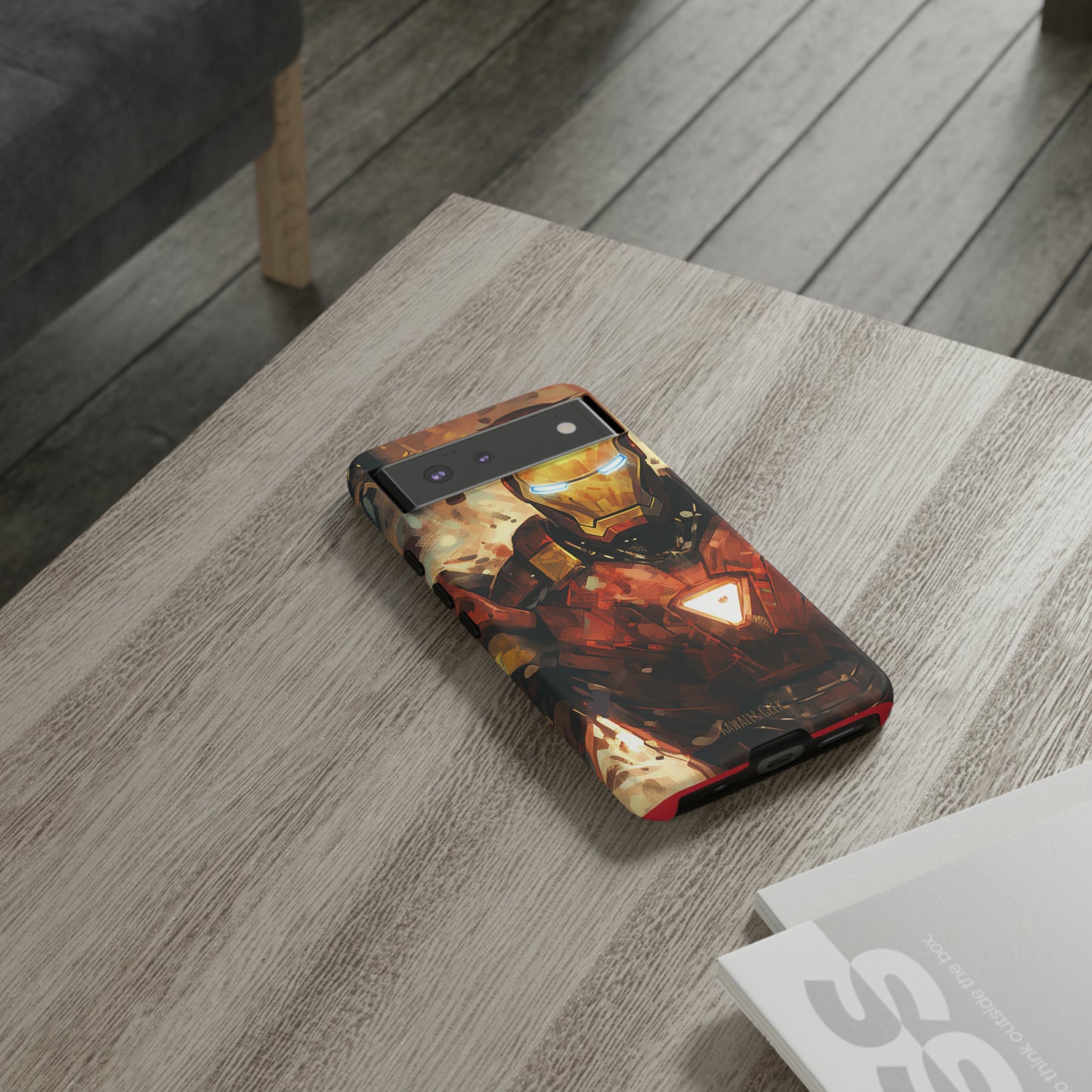 Iron Man Painting Tough Phone Case - Add Some Bold and Unique Style to Your Tech