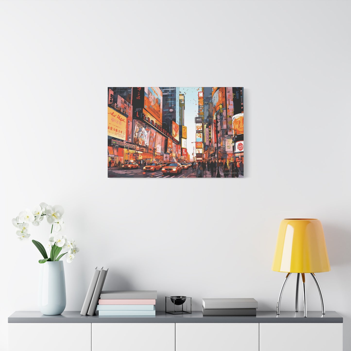 New York City Streets Canvas - Immerse Yourself in the Vibrant Urban Energy