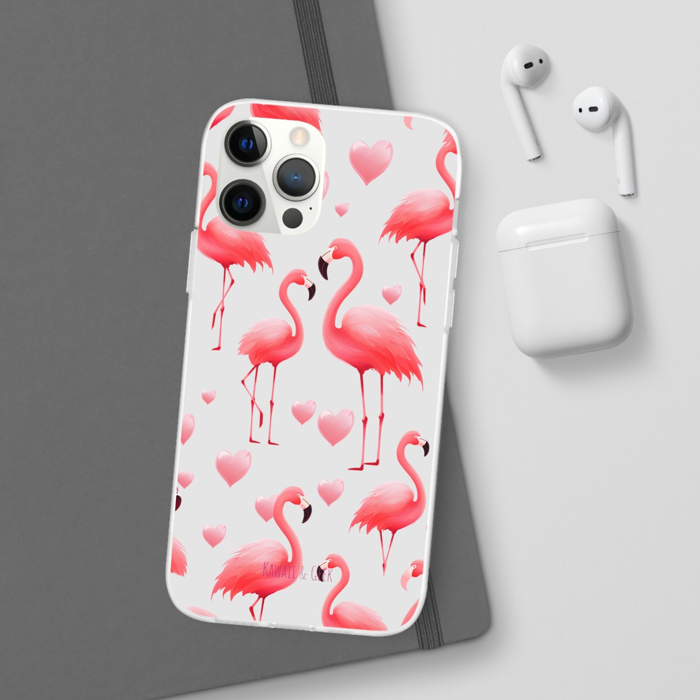 Pink Flamingo Elegance Flexi Phone case