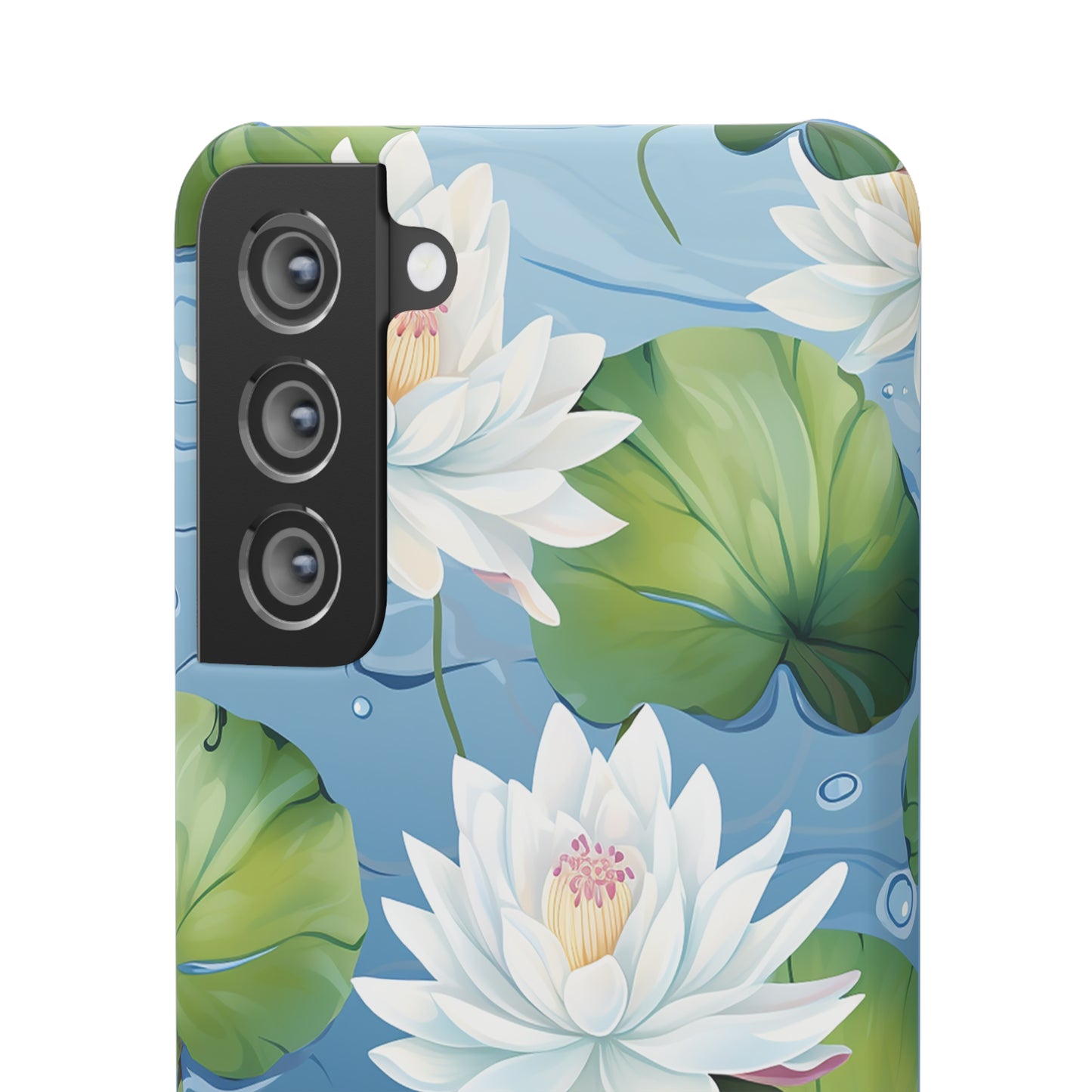 Elegant Water Lilies: Premium Phone Case