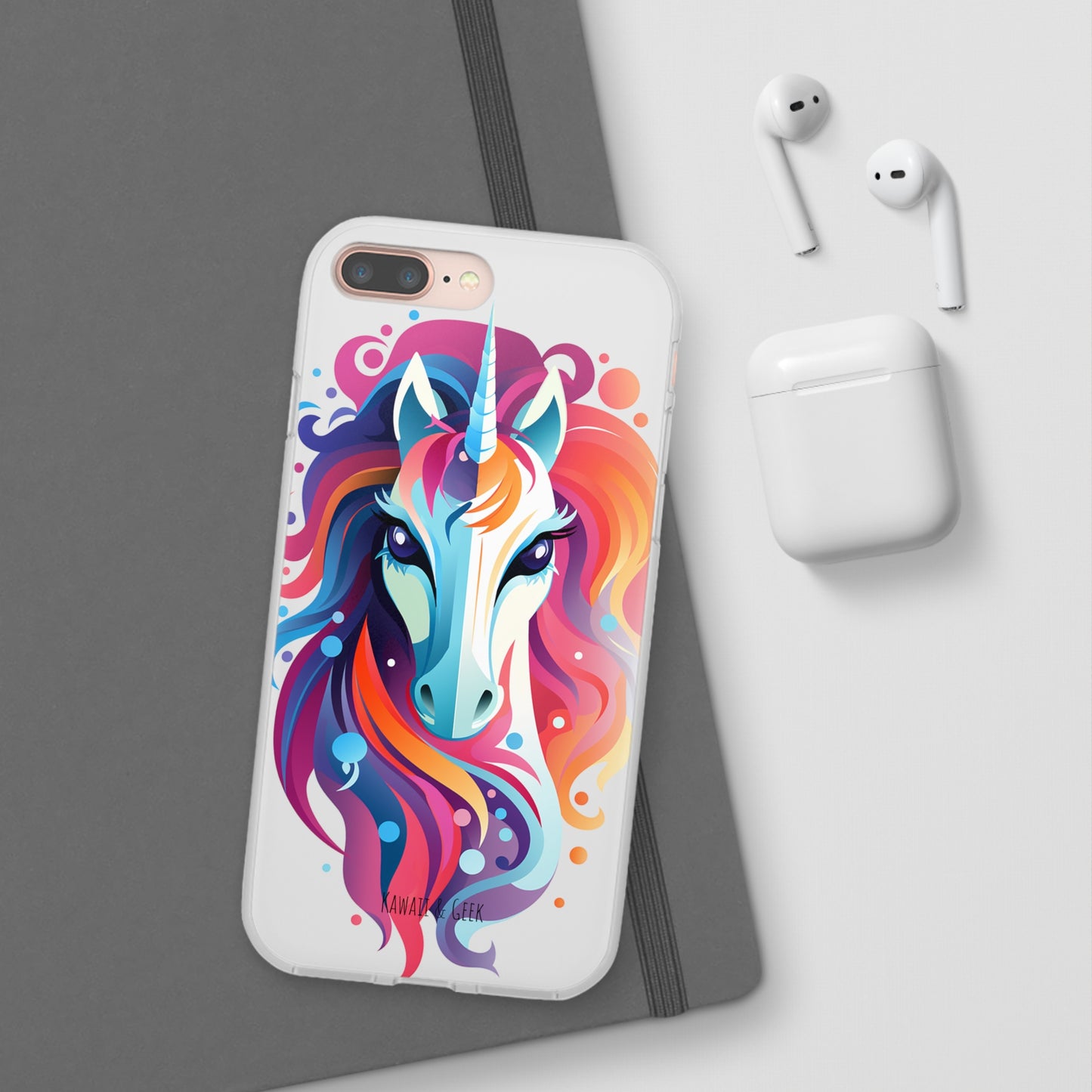 Ink Unicorn Flexi Transparent Phone Case