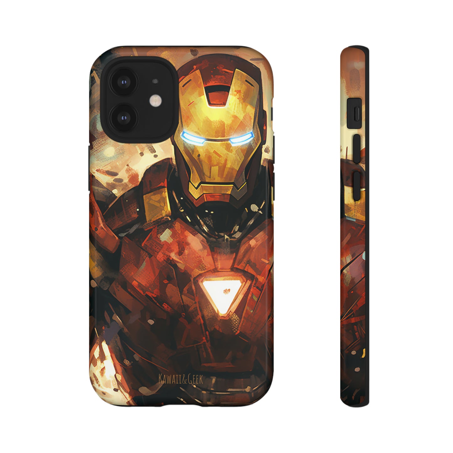 Iron Man Painting Tough Phone Case - Add Some Bold and Unique Style to Your Tech