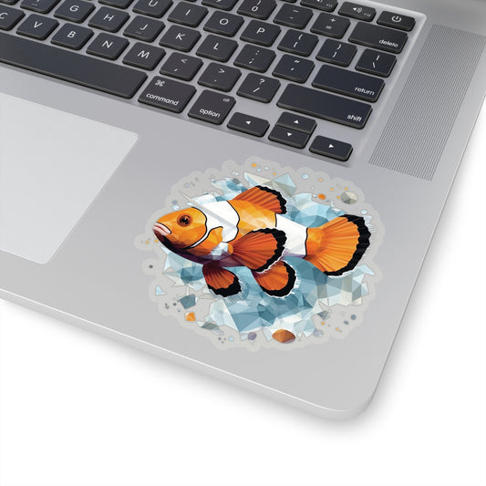 Clown Fish Sticker - Dive into Colorful Adventure