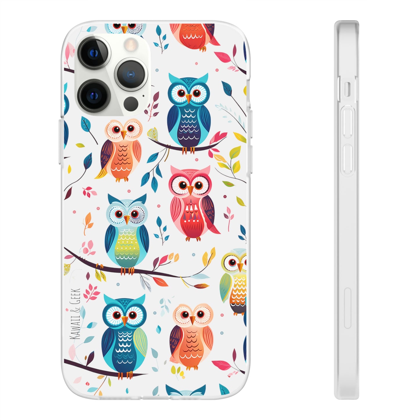 Whimsical Owl  Flexi and Transparent Phone Case