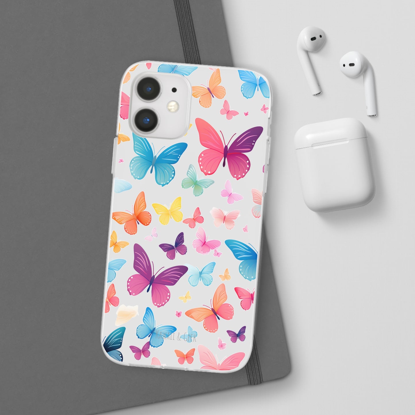 Charming Butterflies Flexi Transparent Phone Case