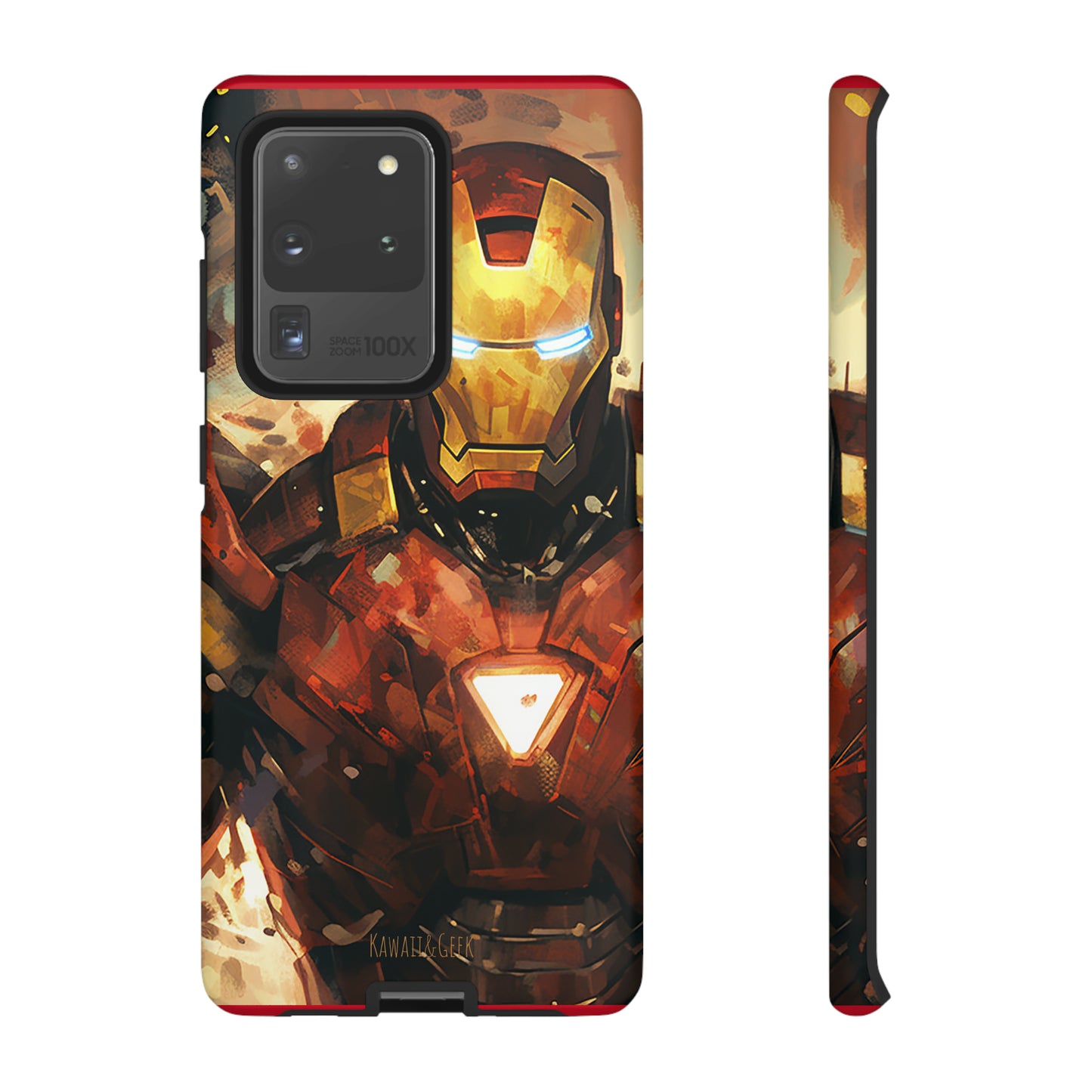 Iron Man Painting Tough Phone Case - Add Some Bold and Unique Style to Your Tech